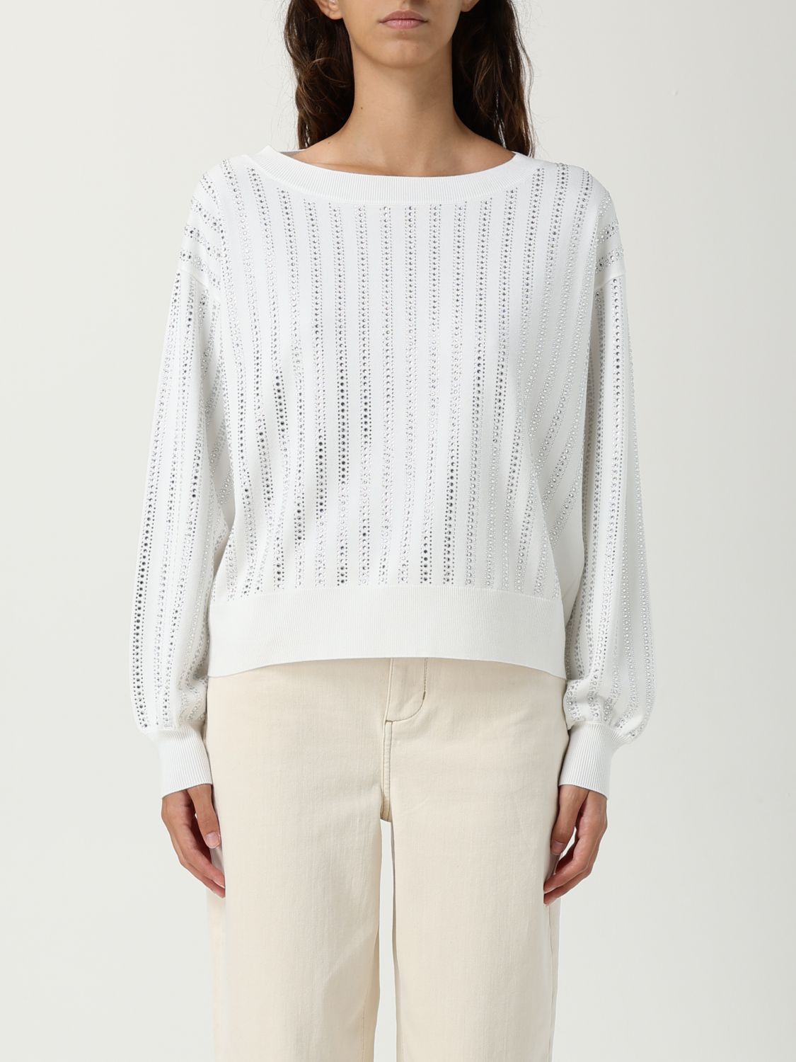 Liu •jo Sweater Liu Jo Woman Color White In White