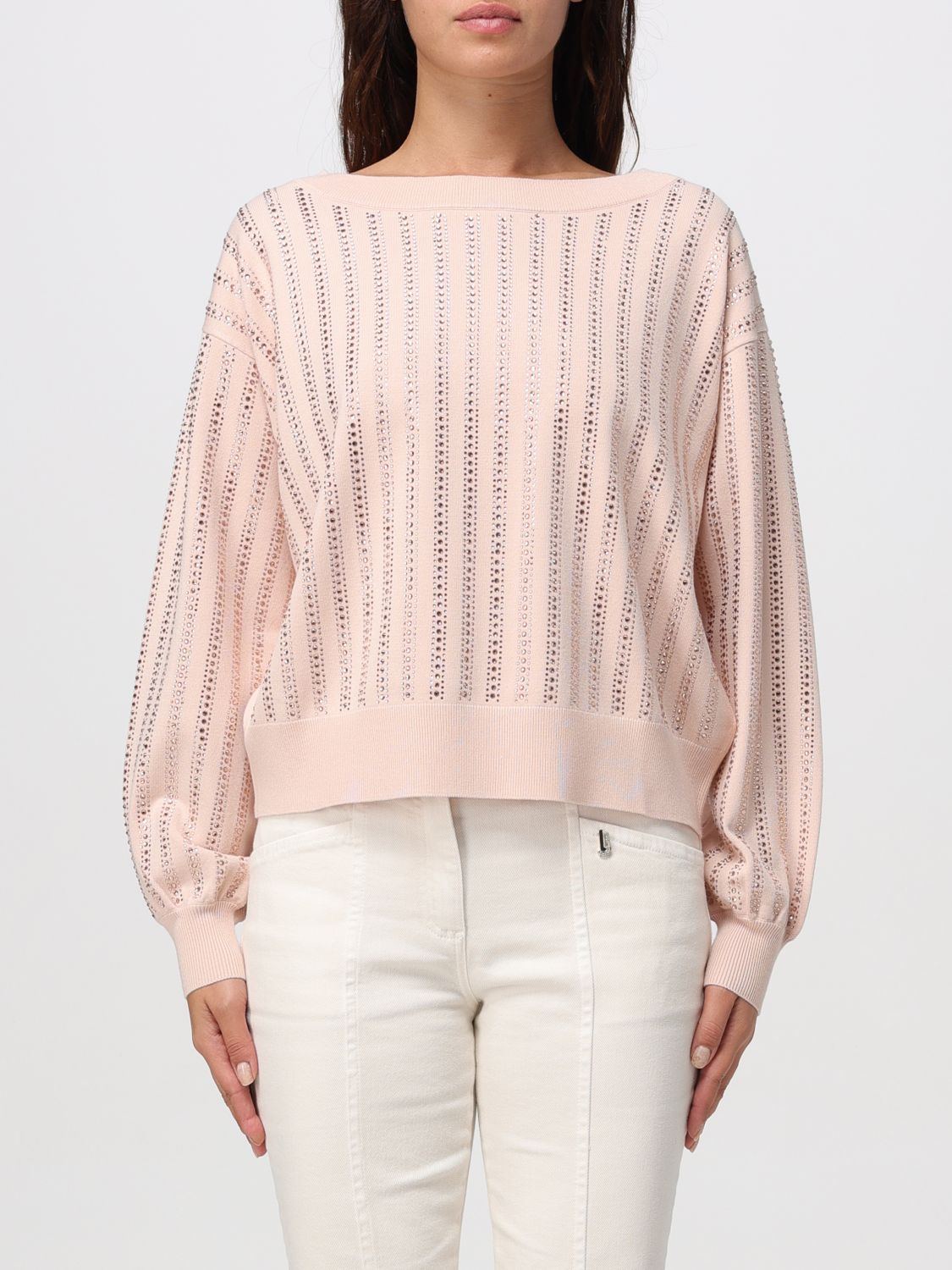 Liu •jo Sweater Liu Jo Woman Color Pink In Neutral
