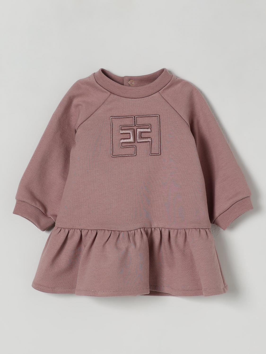 Elisabetta Franchi La Mia Bambina Romper Kids Color Pink In Pink