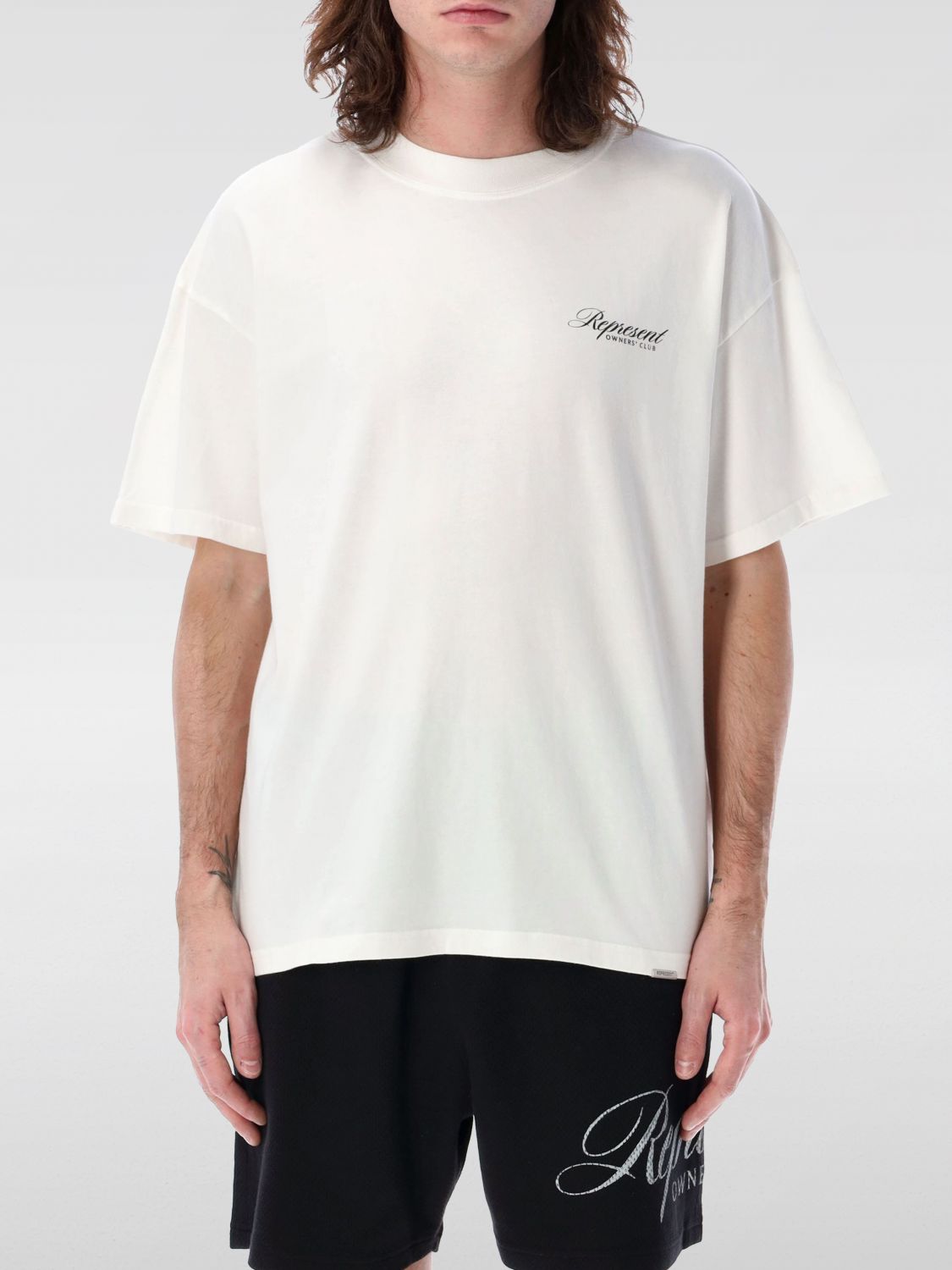 Represent Owners Club Script T-shirt In White