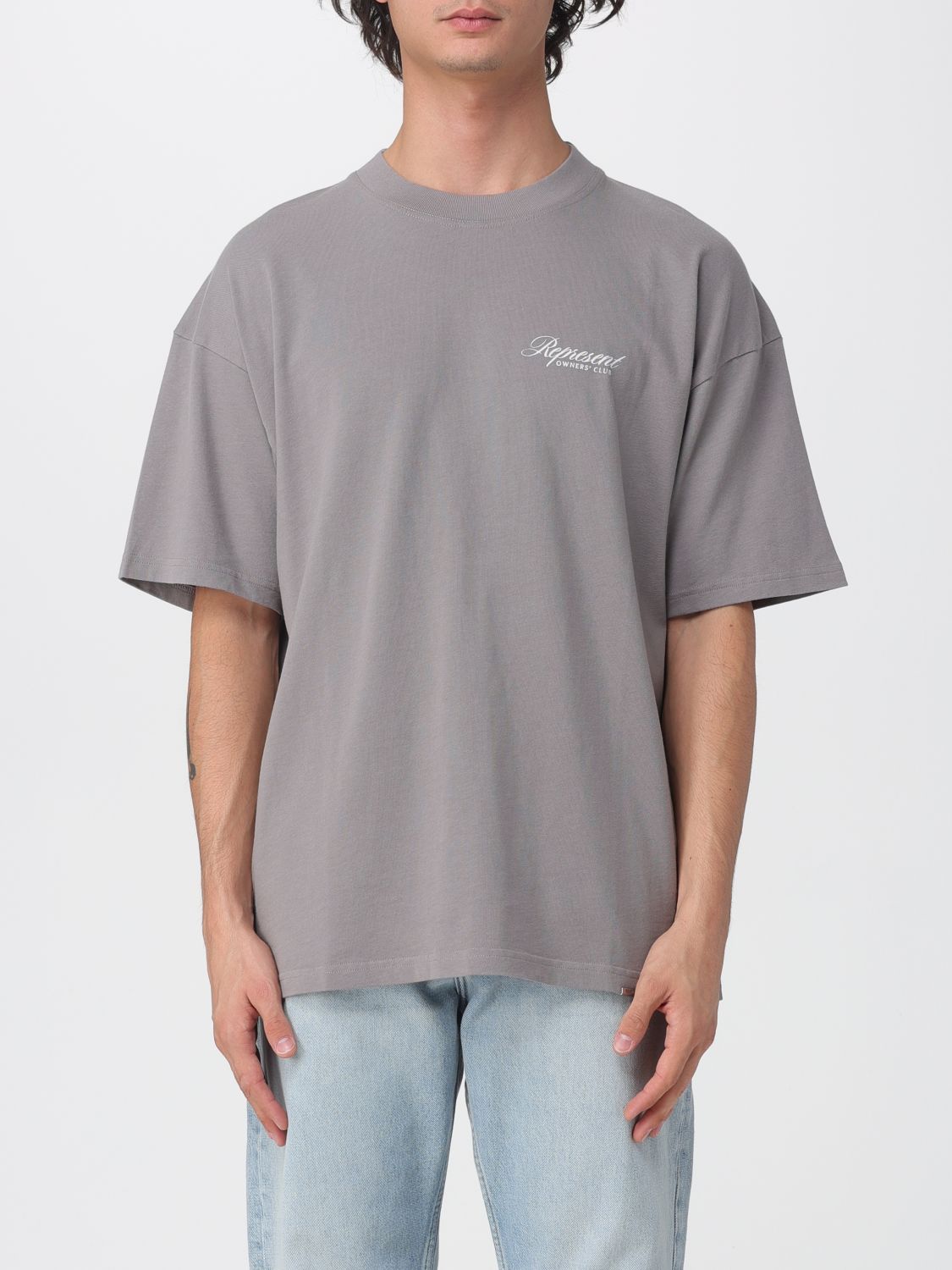 Represent T-shirt  Men Color Dust In Gray