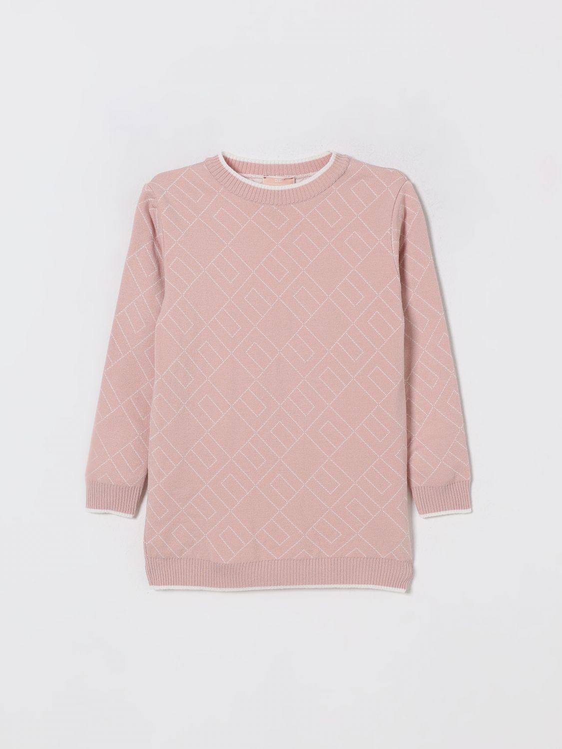 Elisabetta Franchi La Mia Bambina Romper  Kids Color Pink In Pink