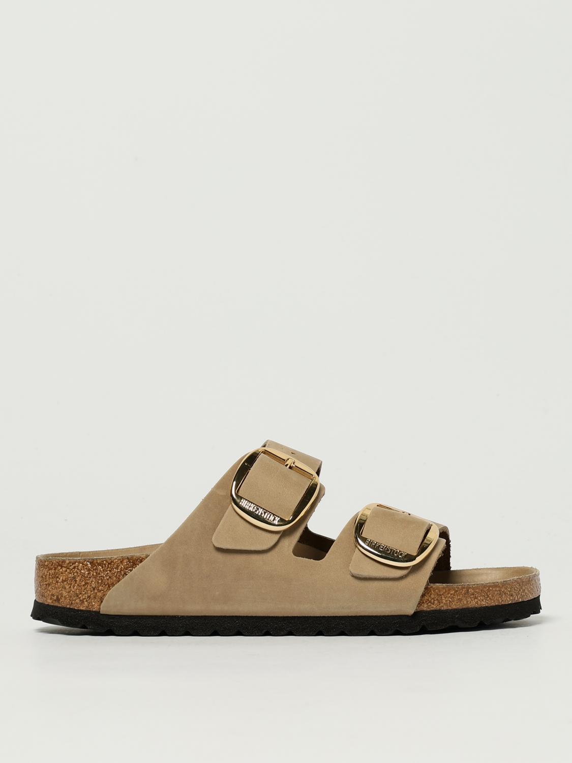 Birkenstock Arizona Big Buckle Sandcastle Sandal In Neutral