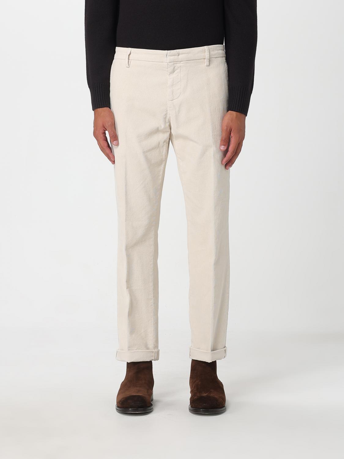 Dondup Cuffed Gaubert Trousers In Neutral