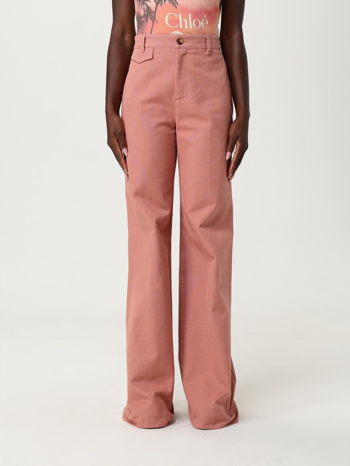 Chloé Pants  Woman Color Pink In Pink