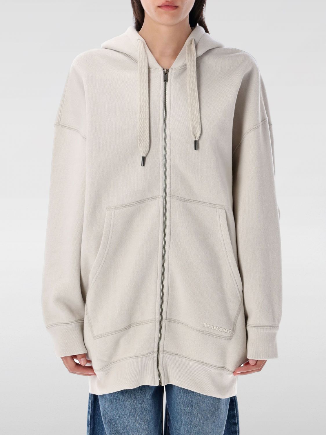 Isabel Marant Étoile Sweatshirt Isabel Marant Etoile Woman Color Beige In Gray