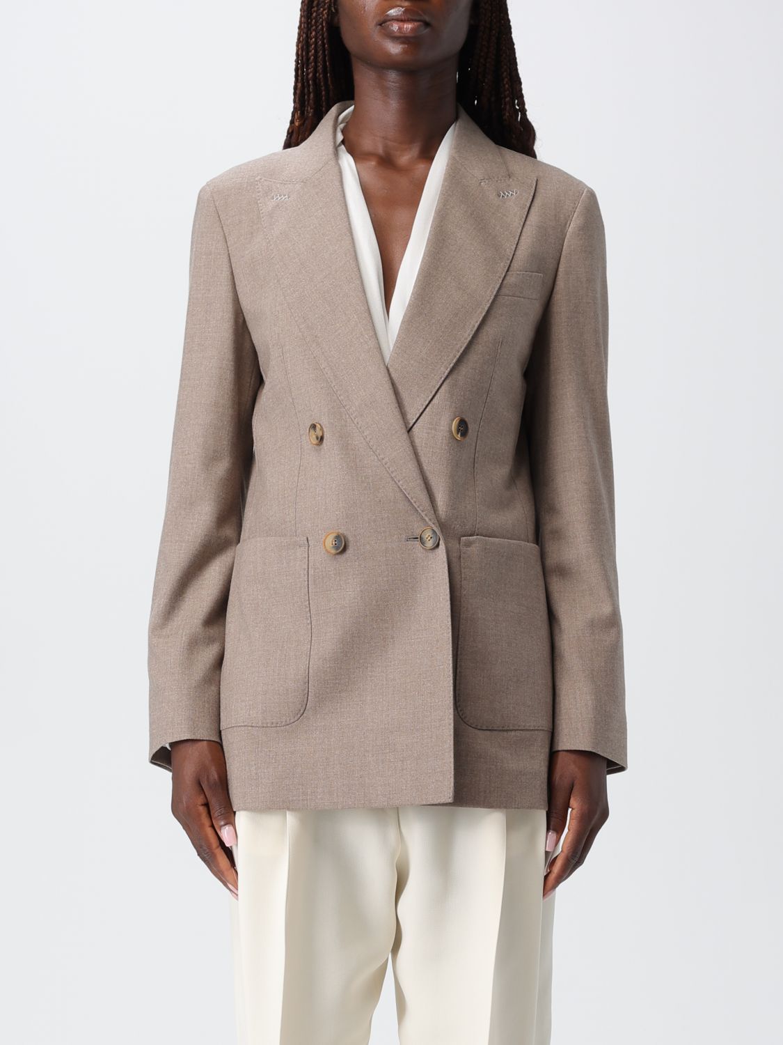 Max Mara Jacket  Woman Color Beige In Neutral
