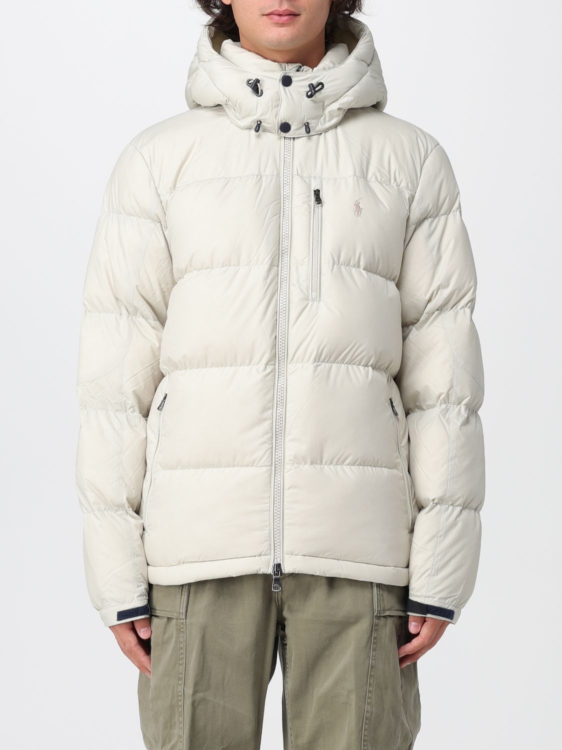 Polo Ralph Lauren Nylon Insulated Down Jacket In White