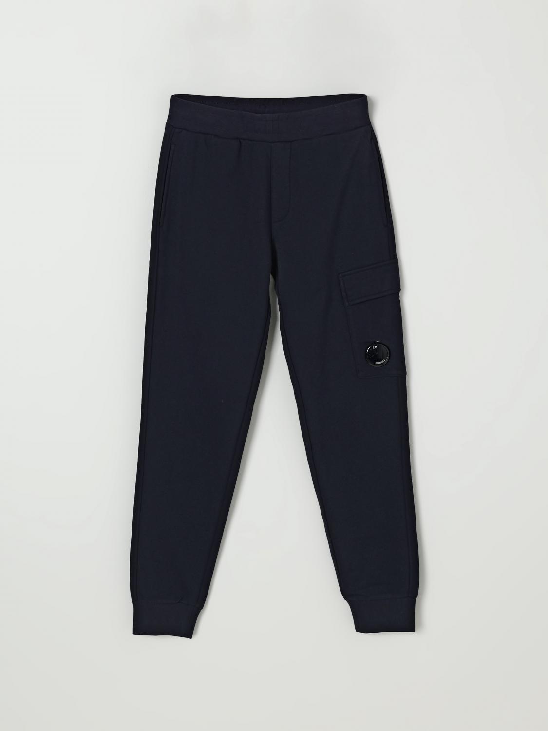 C.p. Company Pants C. P. Company Kids Color Blue In Black