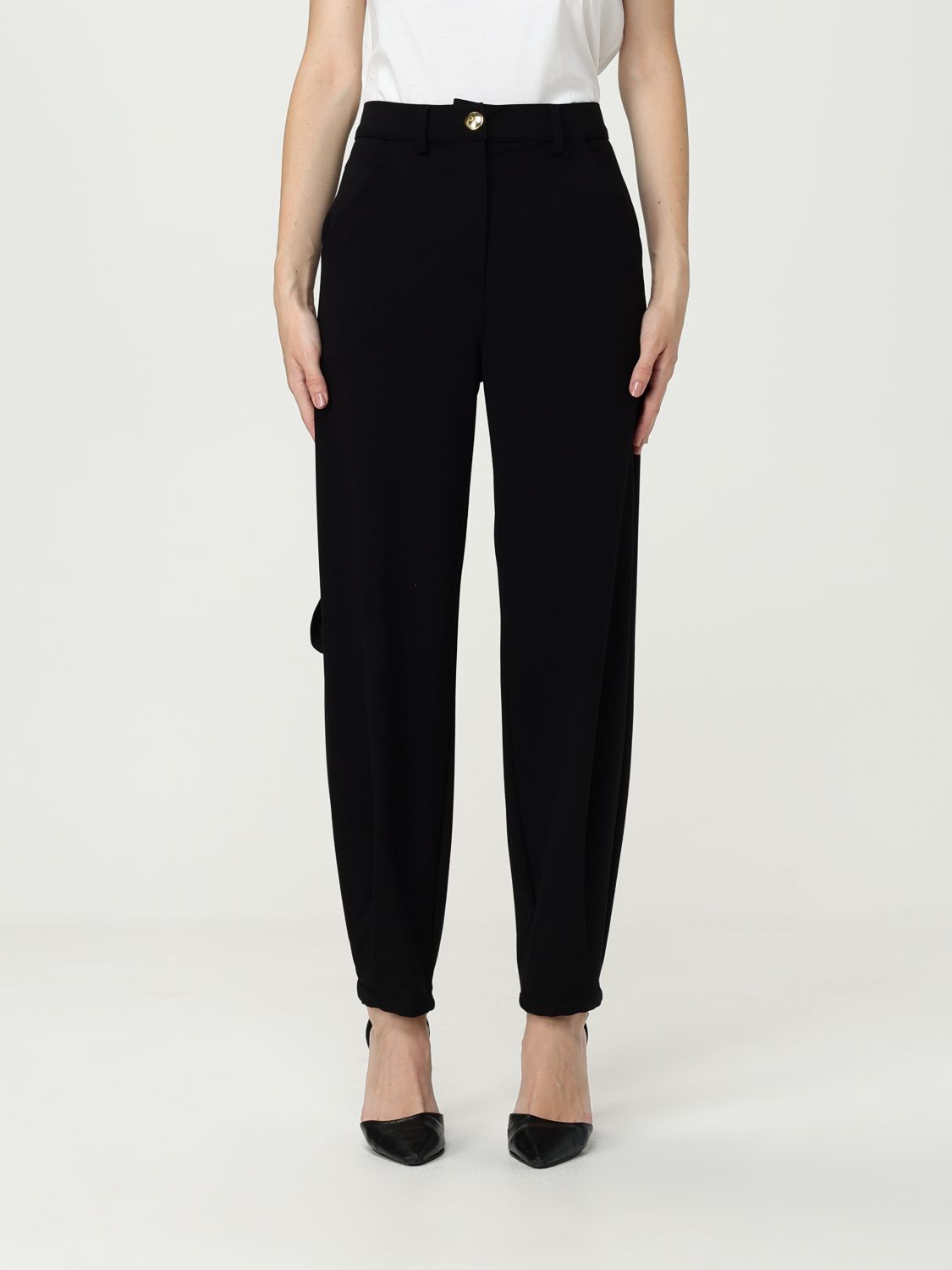 Pinko Pants  Woman Color Black In Black
