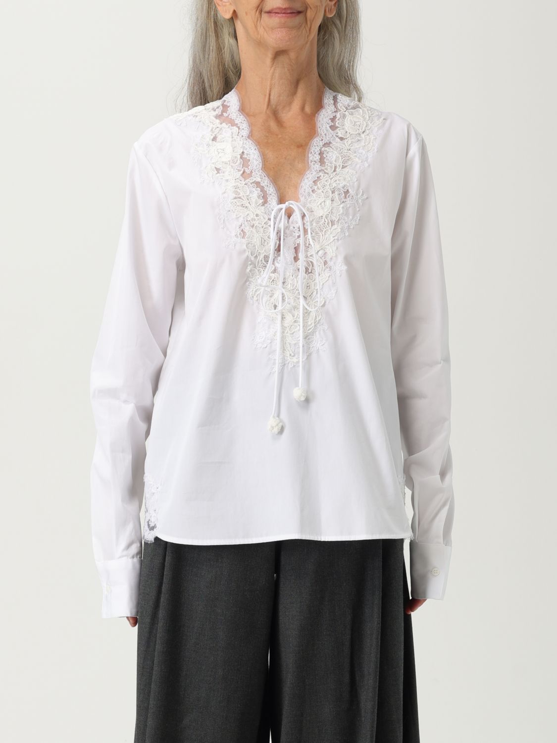 Ermanno Scervino Shirt  Woman Color White In White