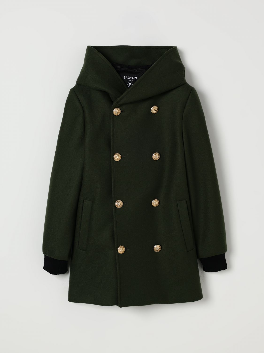 BALMAIN Mantel Kinder Farbe Grün