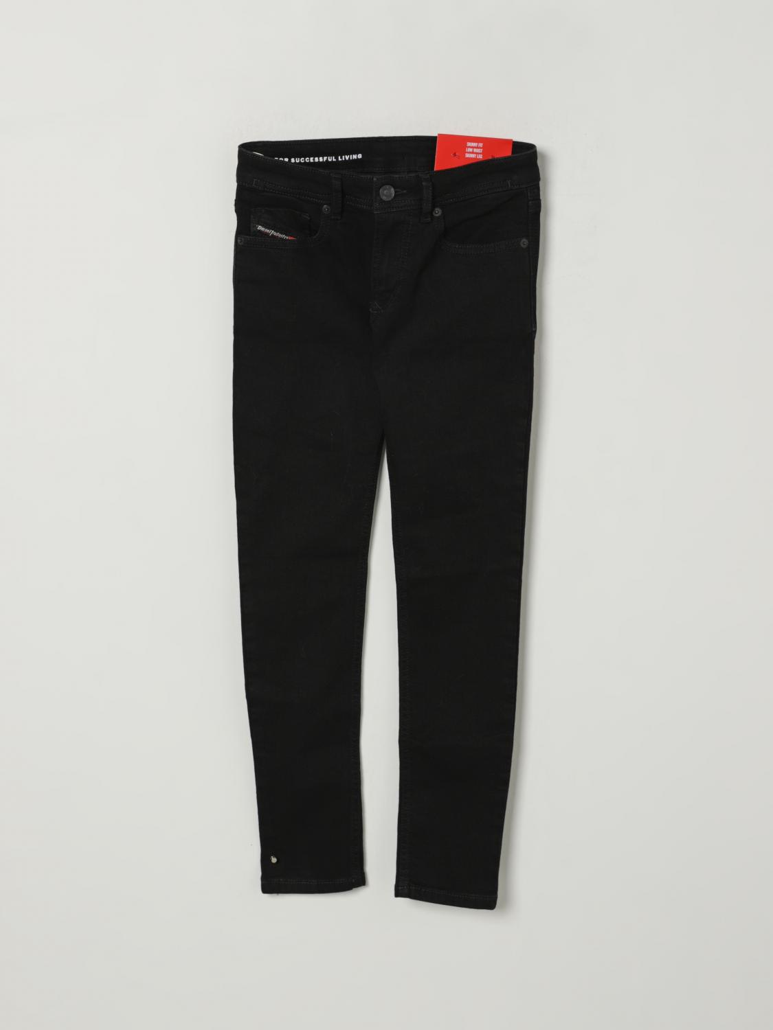 Diesel Pants  Kids Color Grey In Black