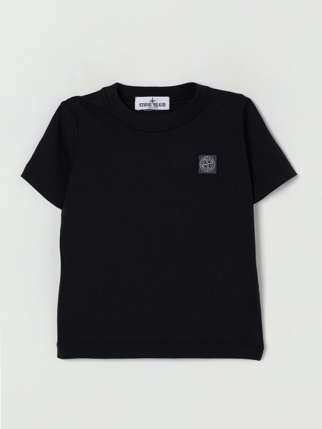 STONE ISLAND JUNIOR T-Shirt Kinder Farbe Blau