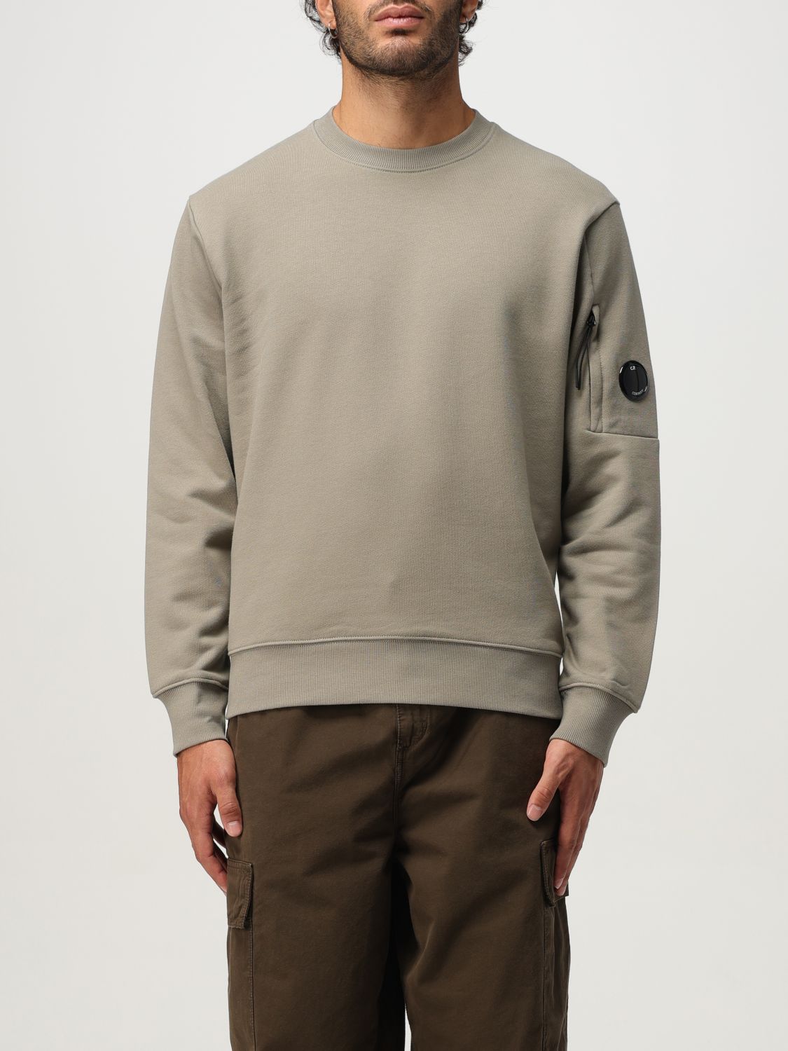 C.p. Company Sweatshirt C. P. Company Men Color Sage In Green