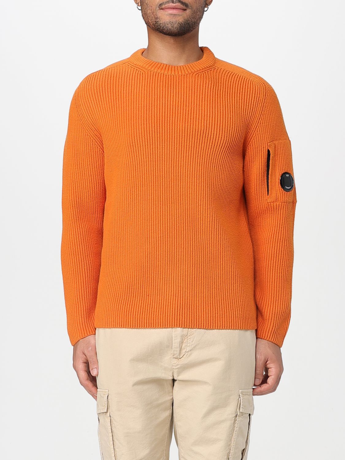 C.p. Company Sweater C. P. Company Men Color Orange In Orange