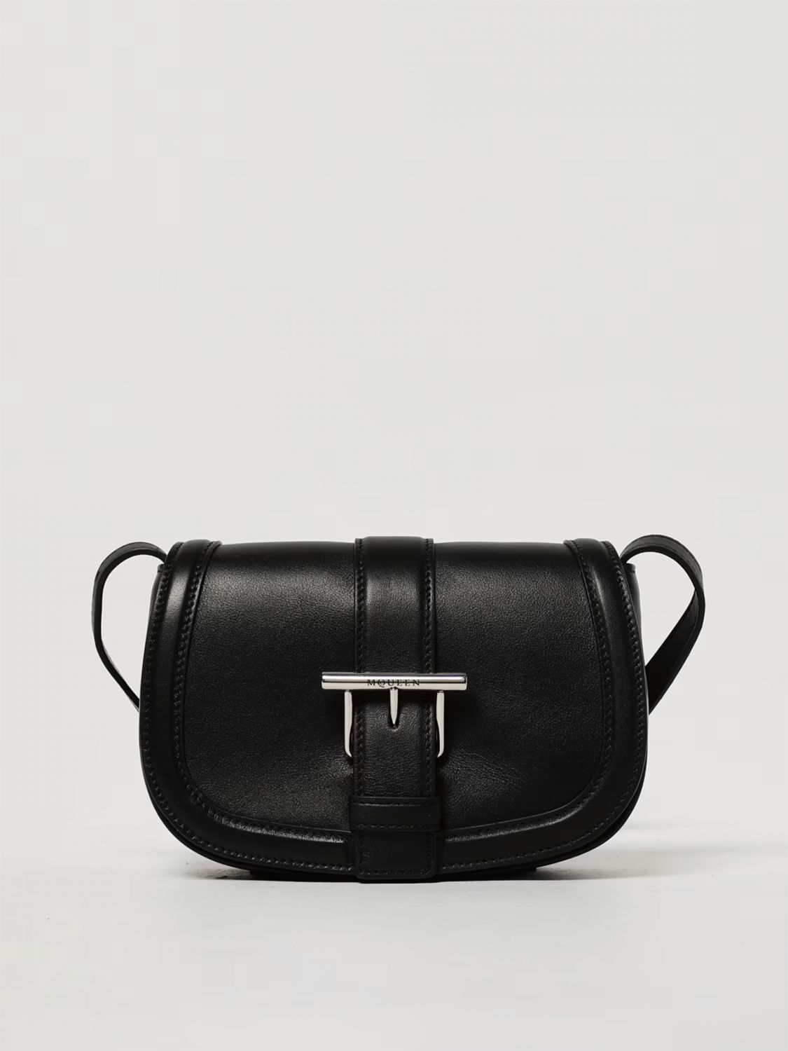 Alexander Mcqueen Shoulder Bag Mcqueen Woman Color Black In Black
