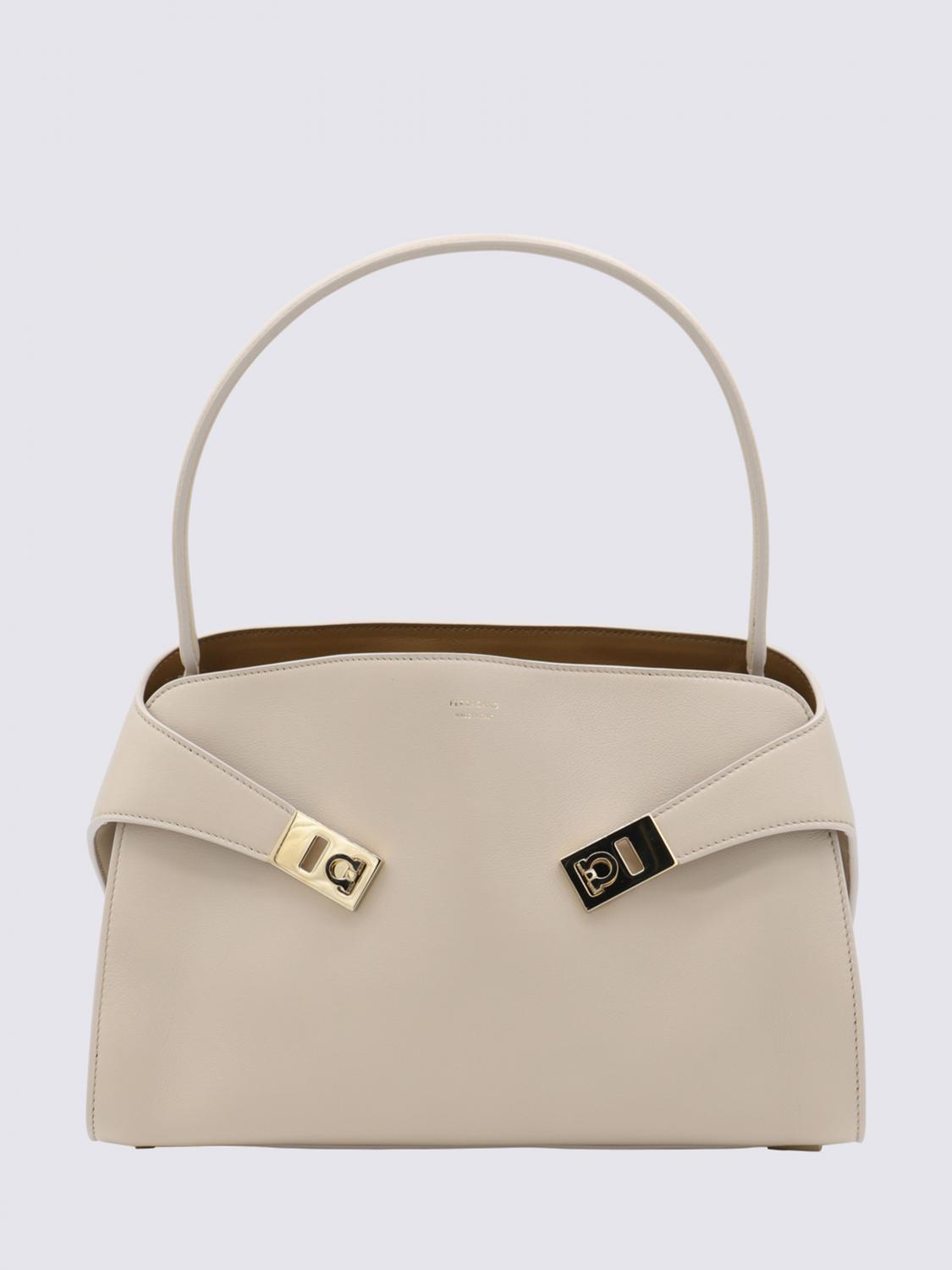 Shoulder Bag FERRAGAMO Woman color Ocher