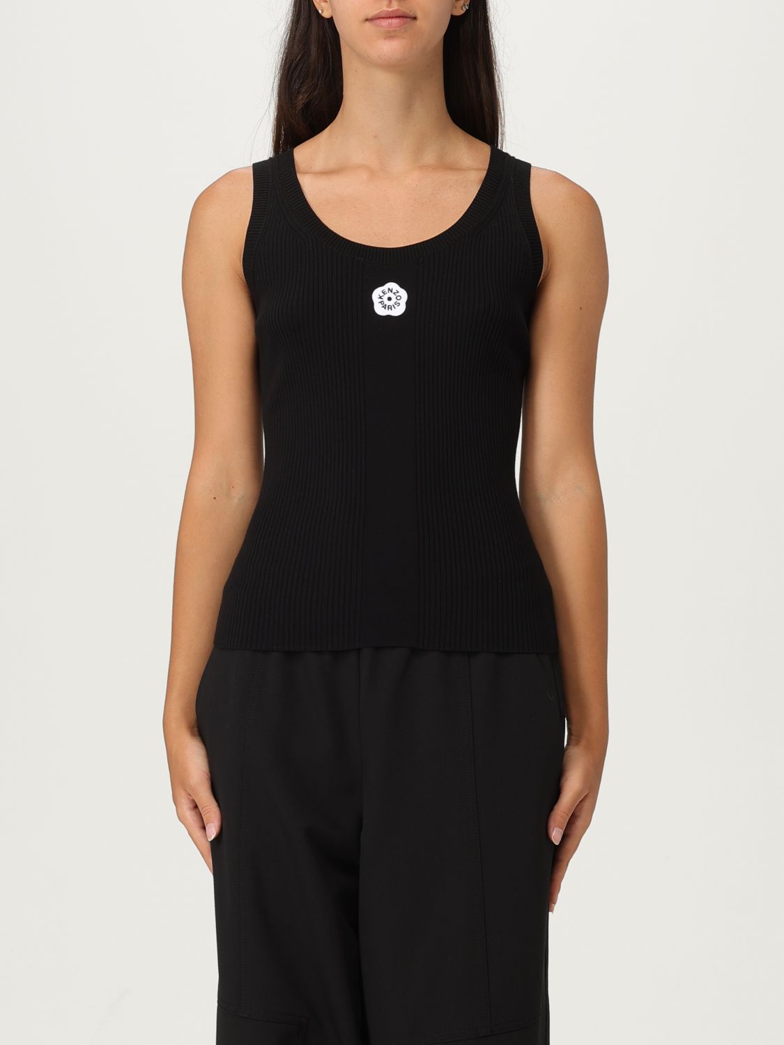 Kenzo Tank Top Boke Flower 2.0 In Black