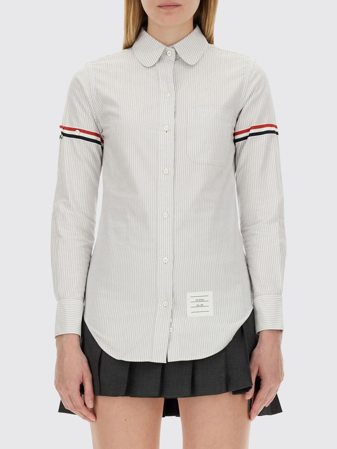 Thom Browne Shirt  Woman Color Grey In Gray