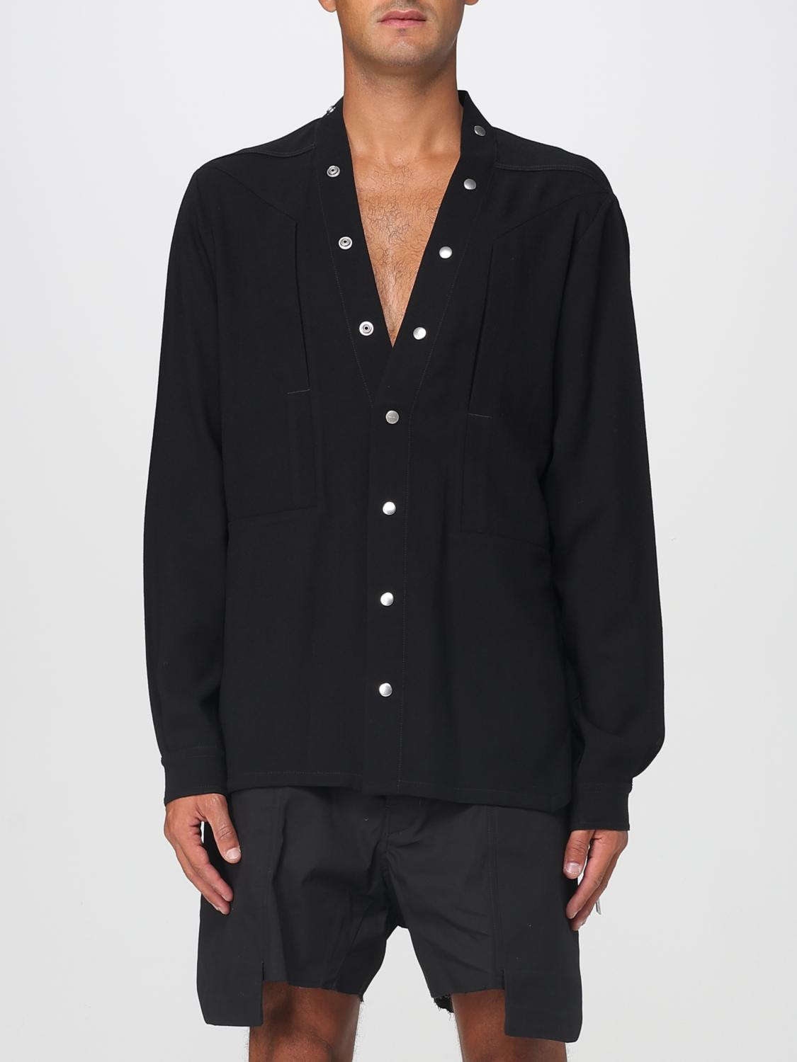 Rick Owens Shirt  Men Color Black In Black