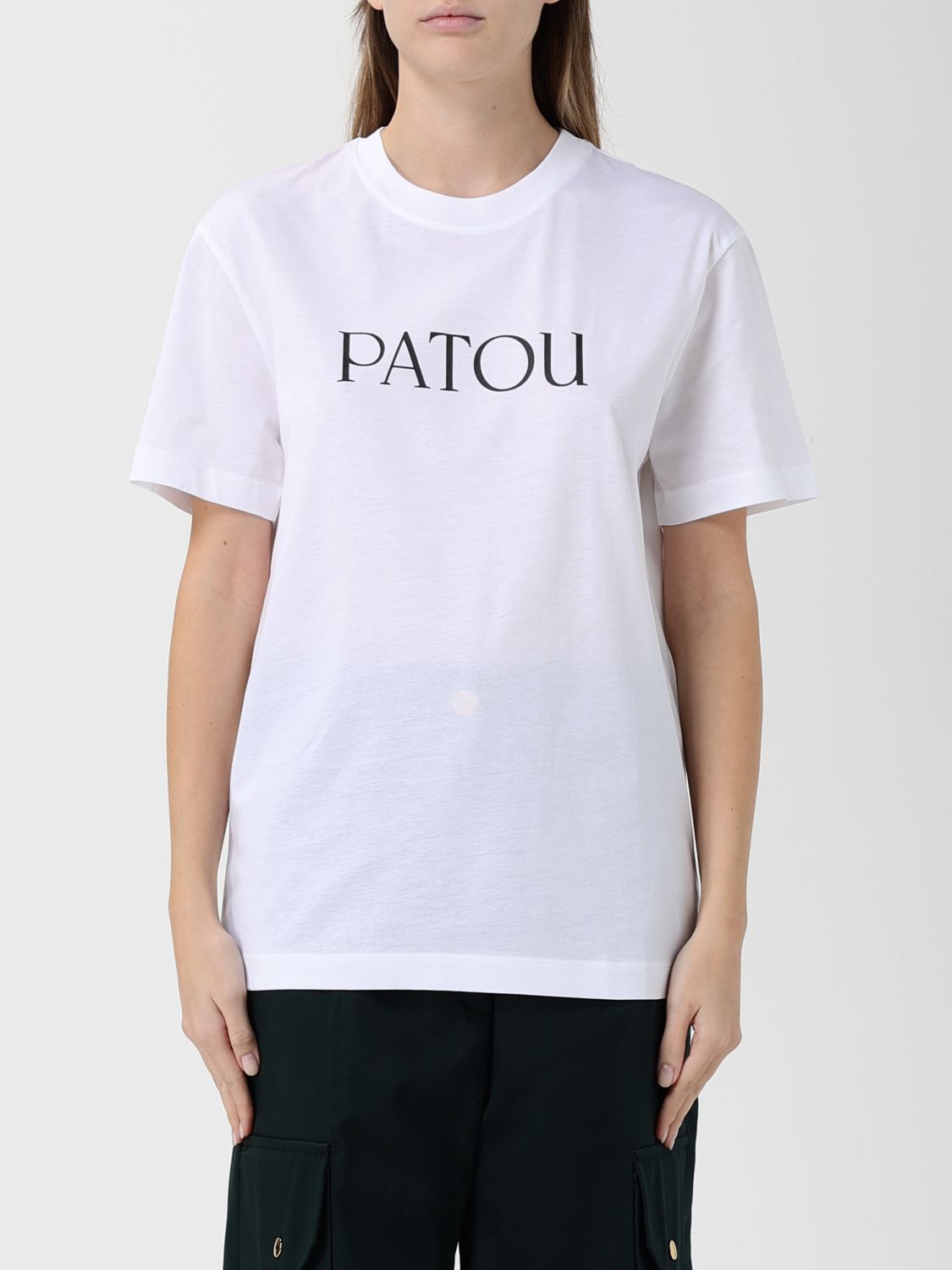 Patou White Logo-print T-shirt In White