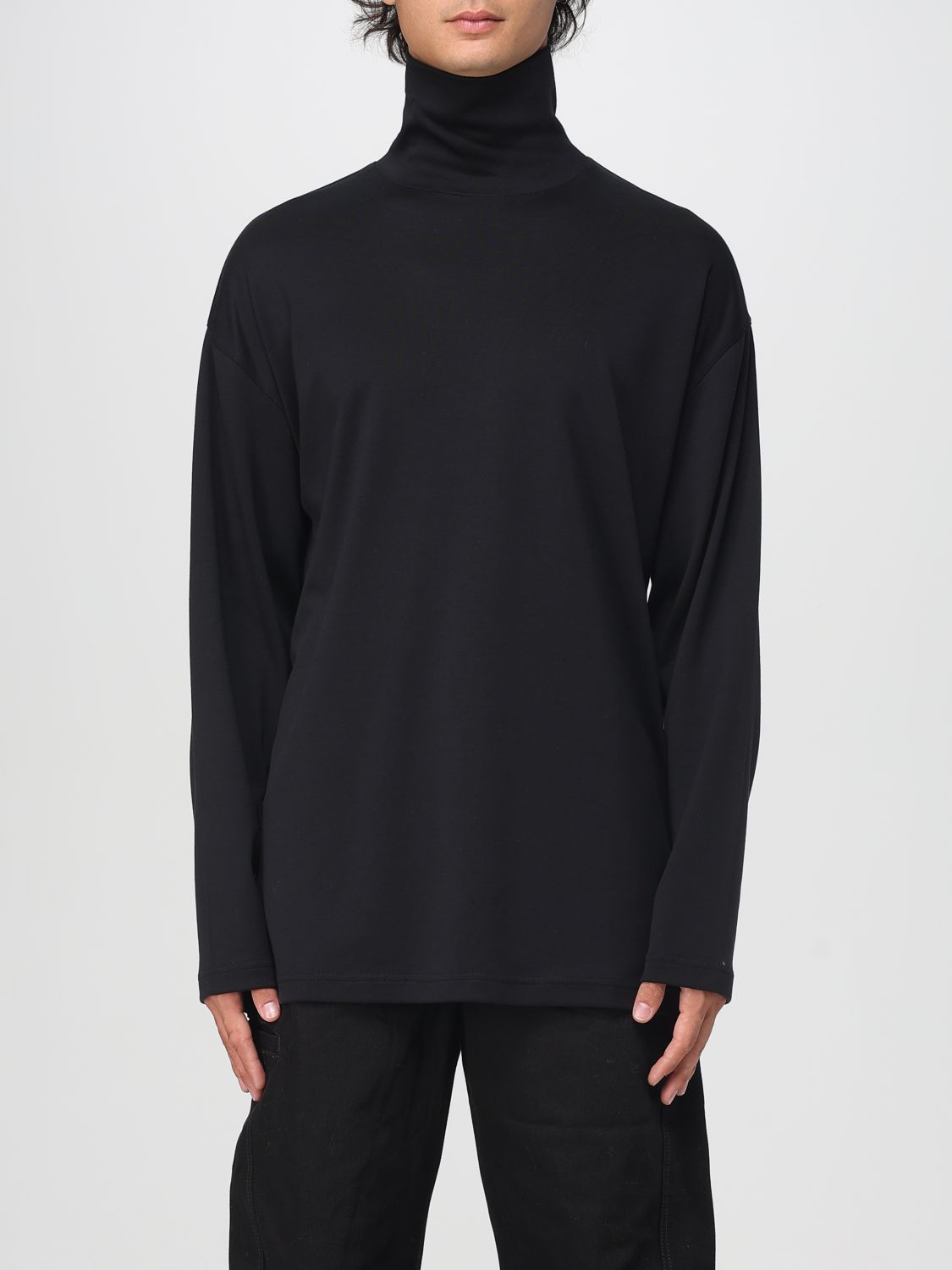 Lemaire Turtleneck Long-sleeved Jumper In Black