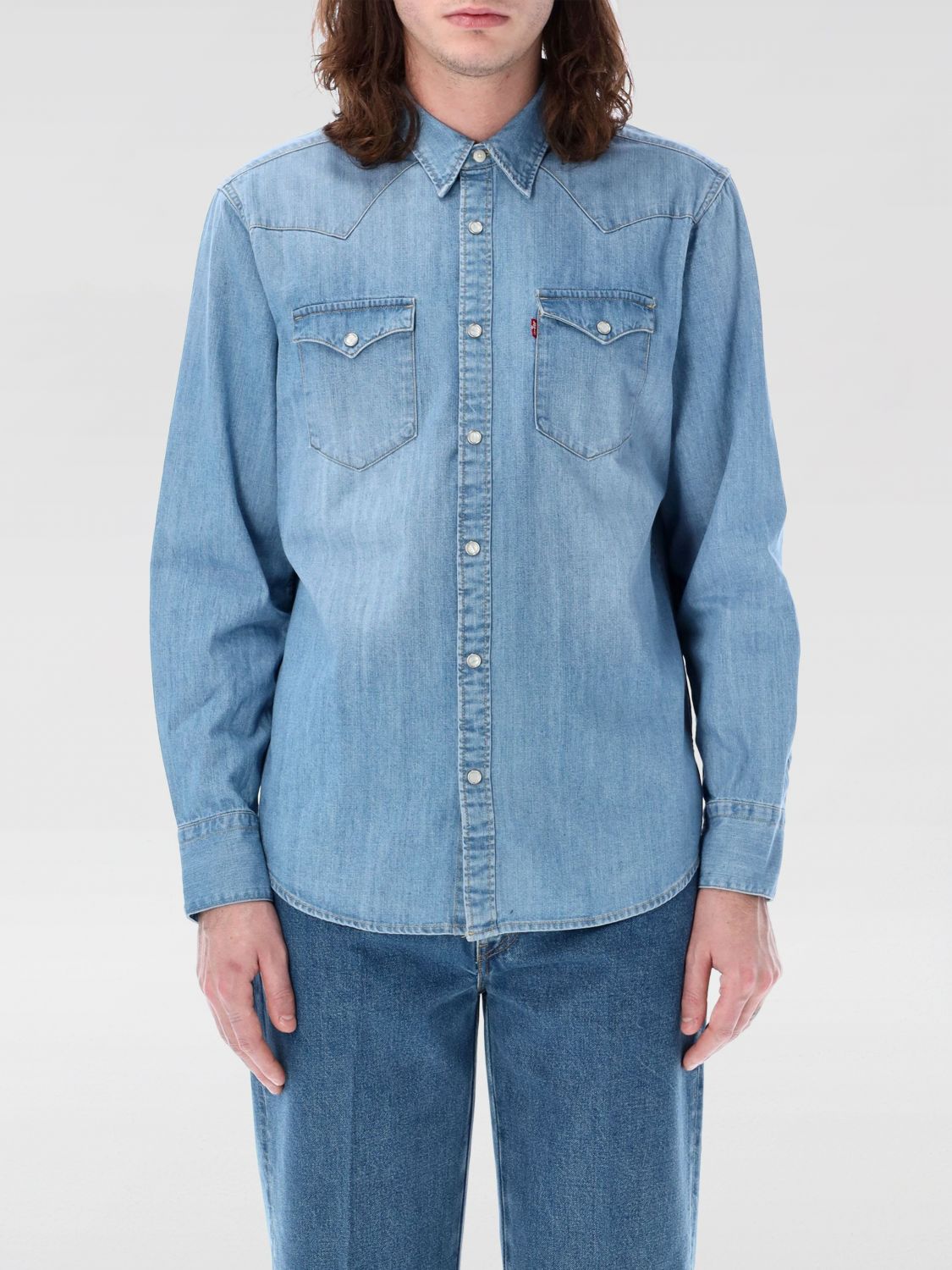 Levi's Barstow Western Shirt In Blue