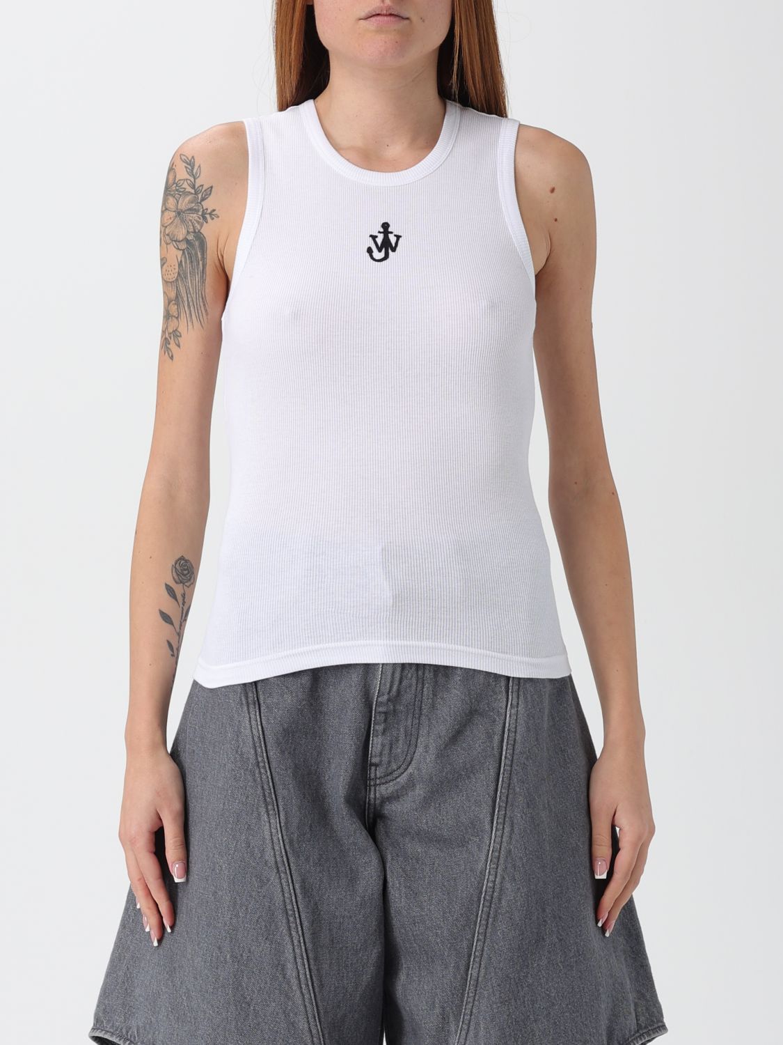 Jw Anderson Top  Woman Color White In White