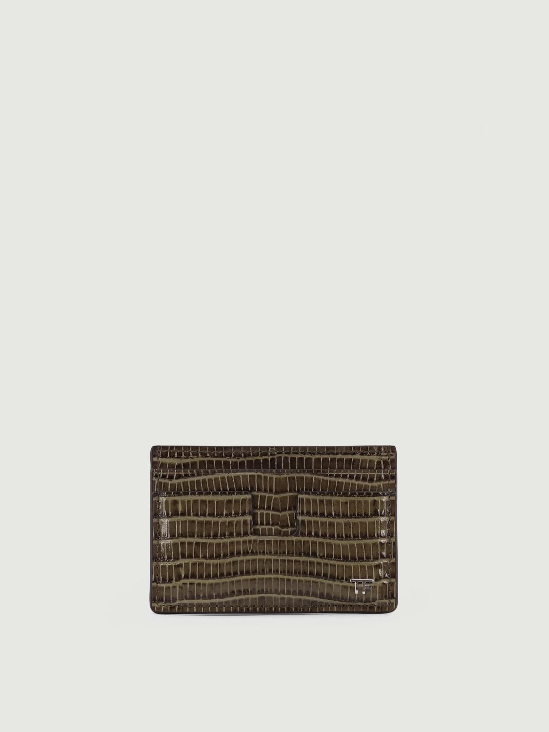 Tom Ford Wallet Men Color Grey In Gray