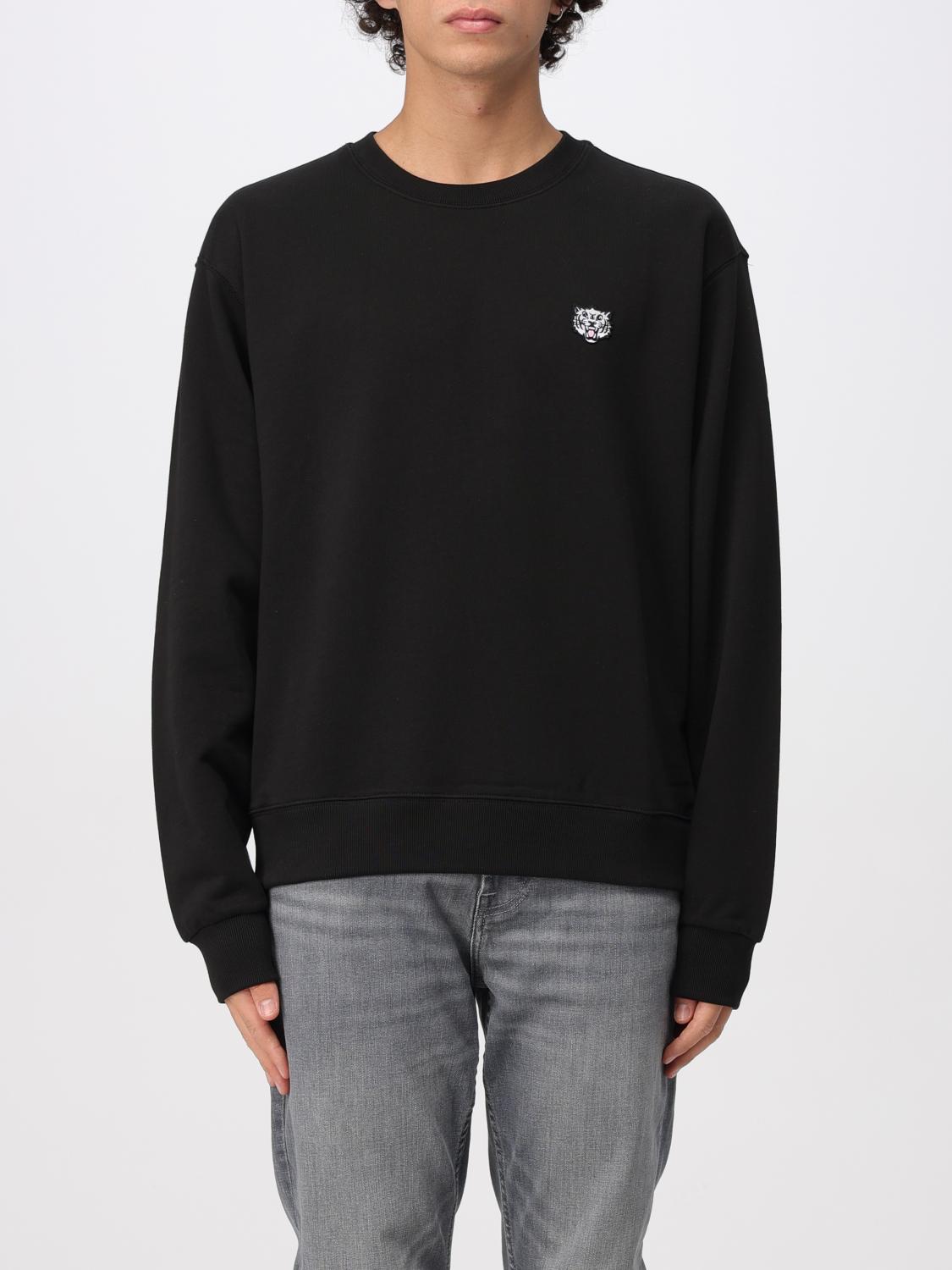 Kenzo Black Sweatshirt With Logo In Black