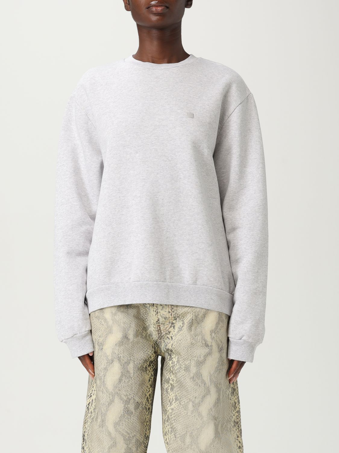 Acne Studios Sweatshirt  Woman Color Grey In Gray