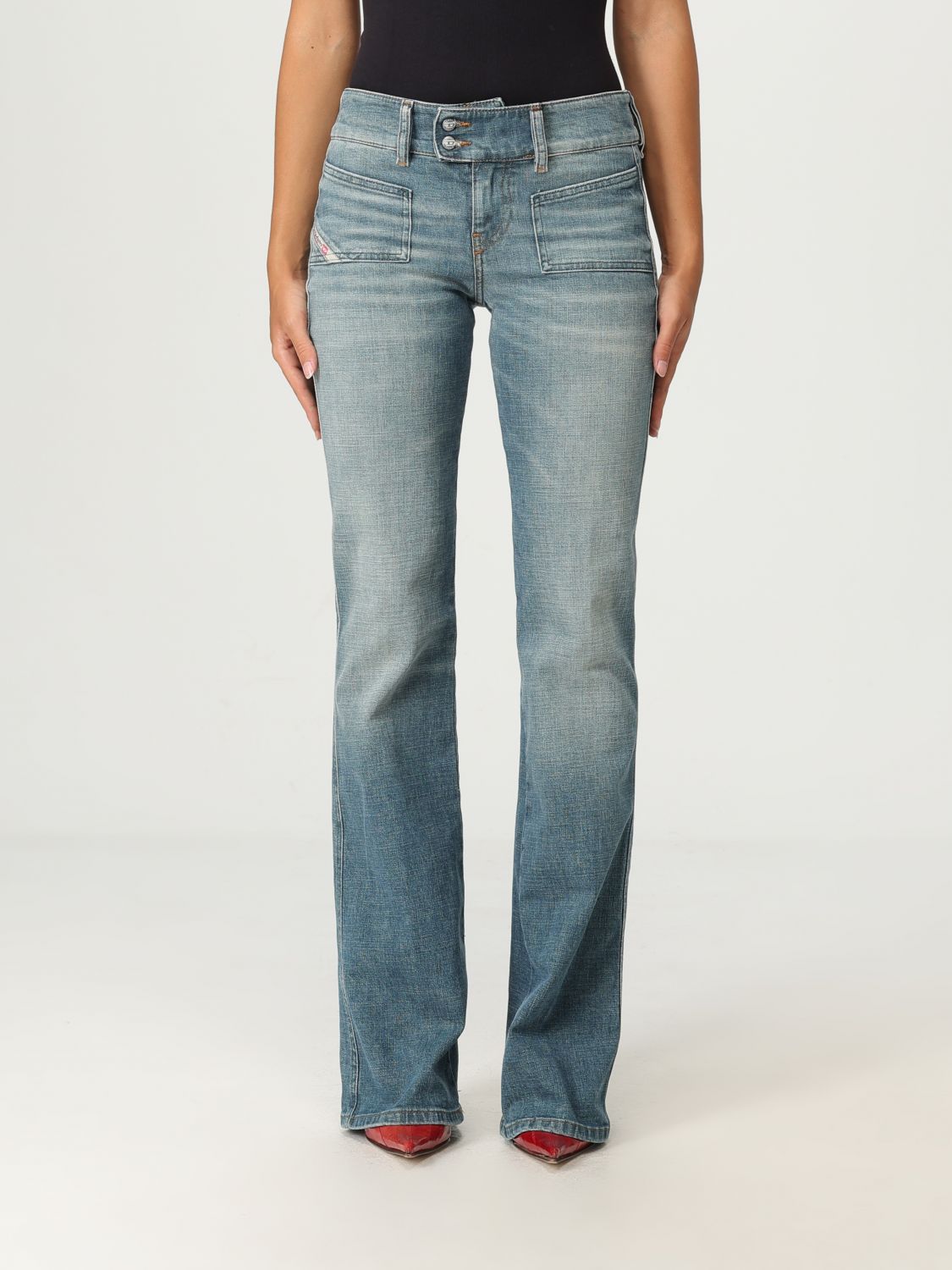 Diesel Jeans  Woman Color Denim In Blue