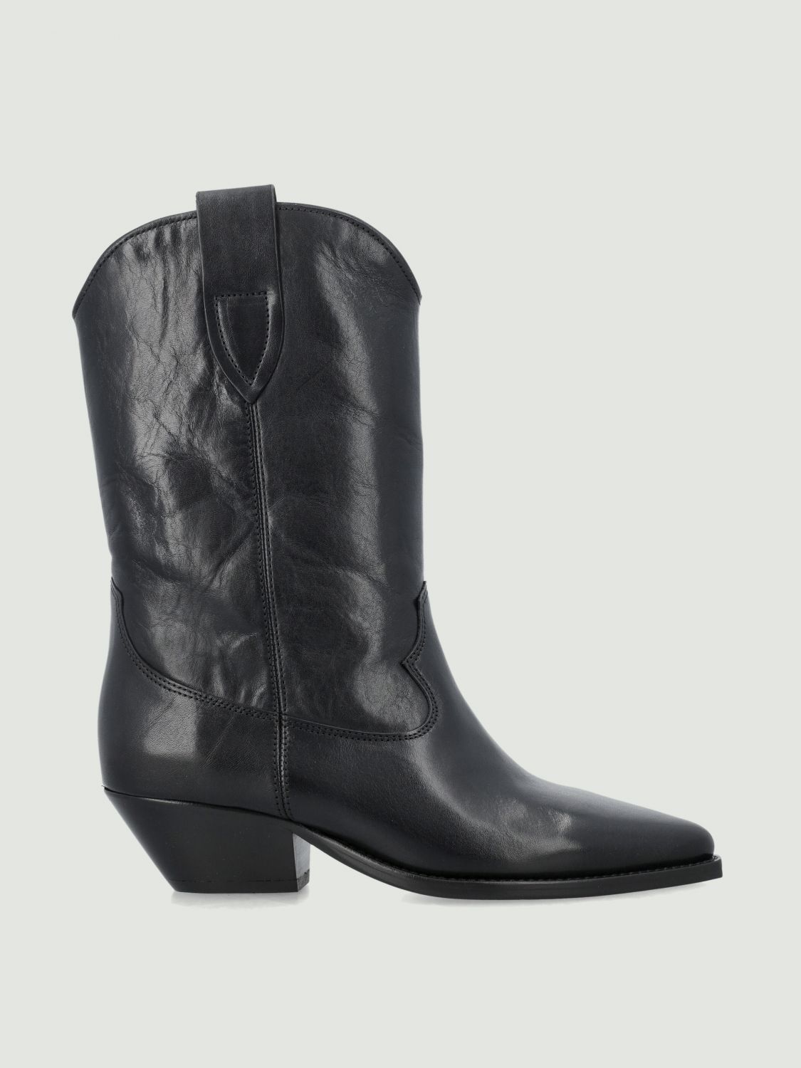 Isabel Marant Women Duerto Leather Boots In Black