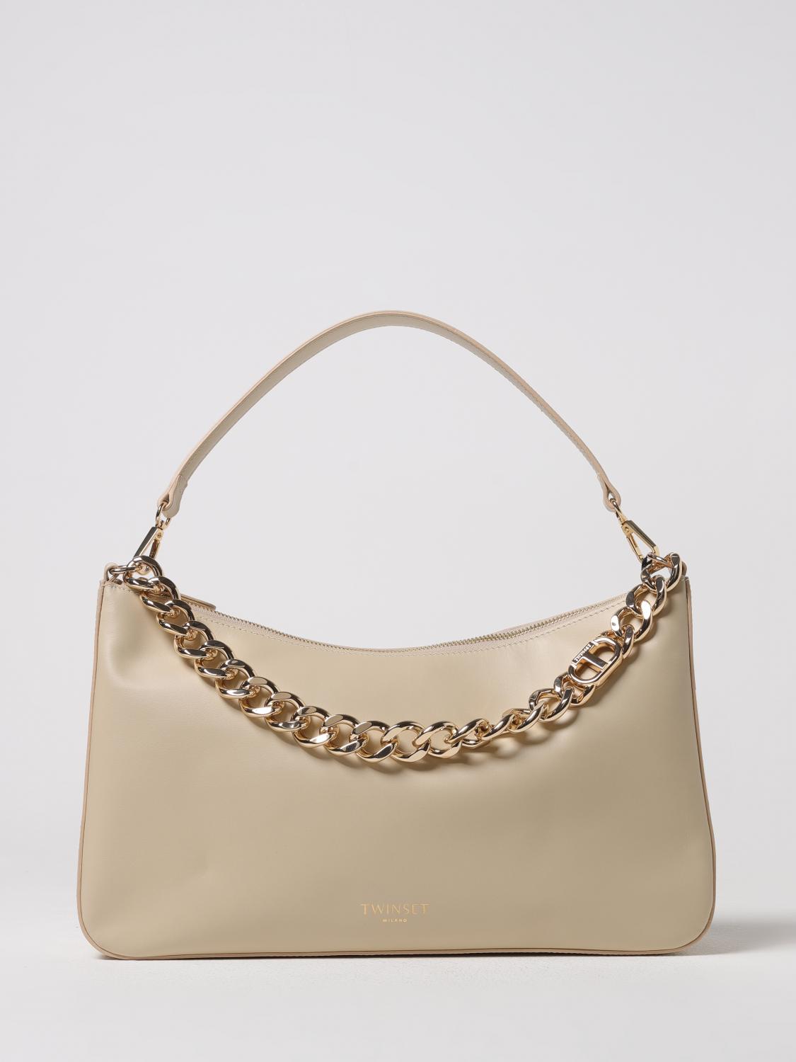 Twinset Shoulder Bag  Woman Color Yellow Cream In Yellow