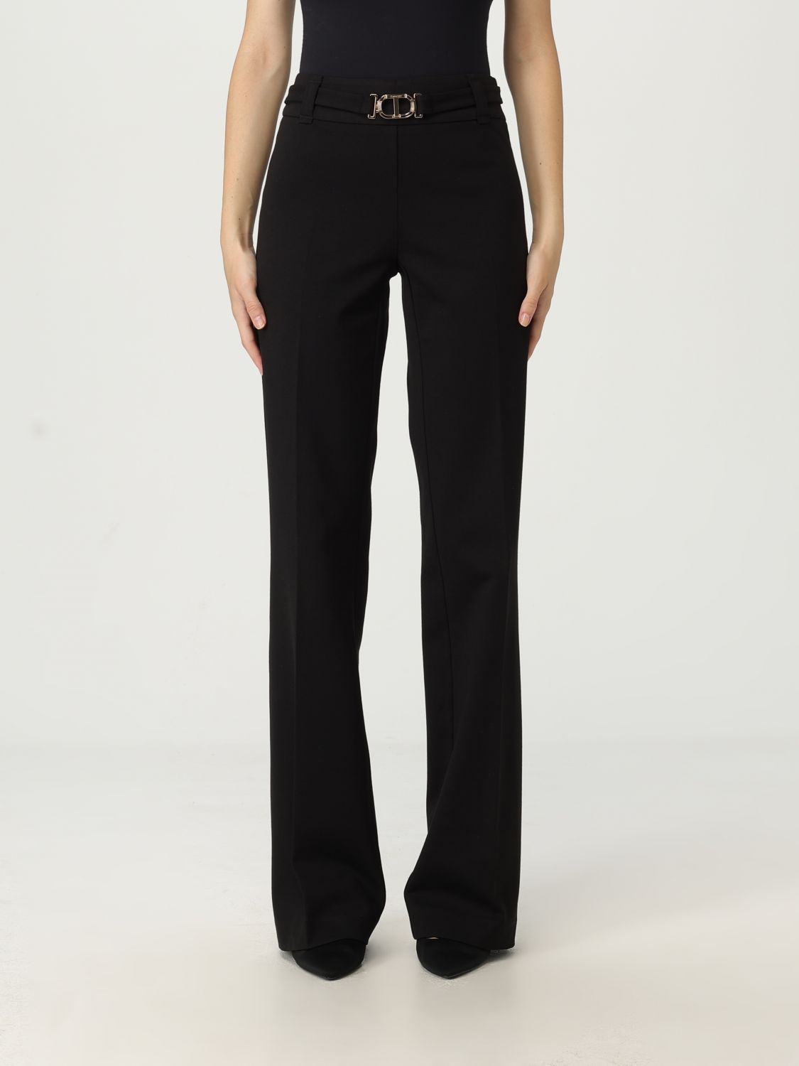 Twinset Pants  Woman Color Black In Black