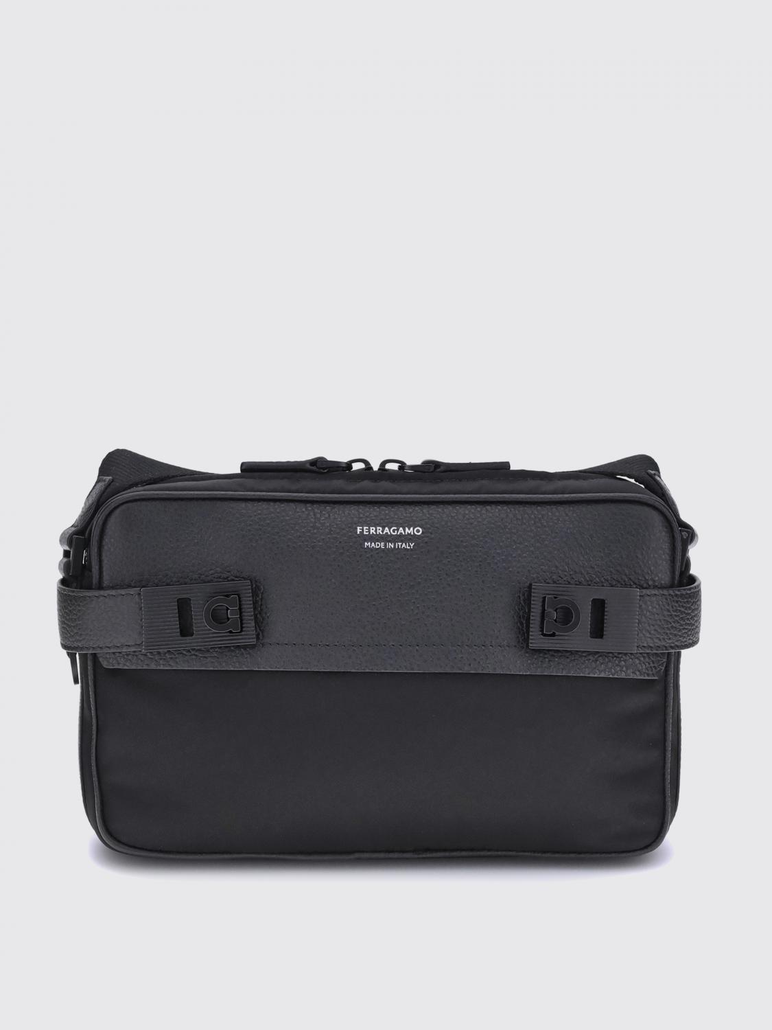 Shoulder Bag FERRAGAMO Men color Black