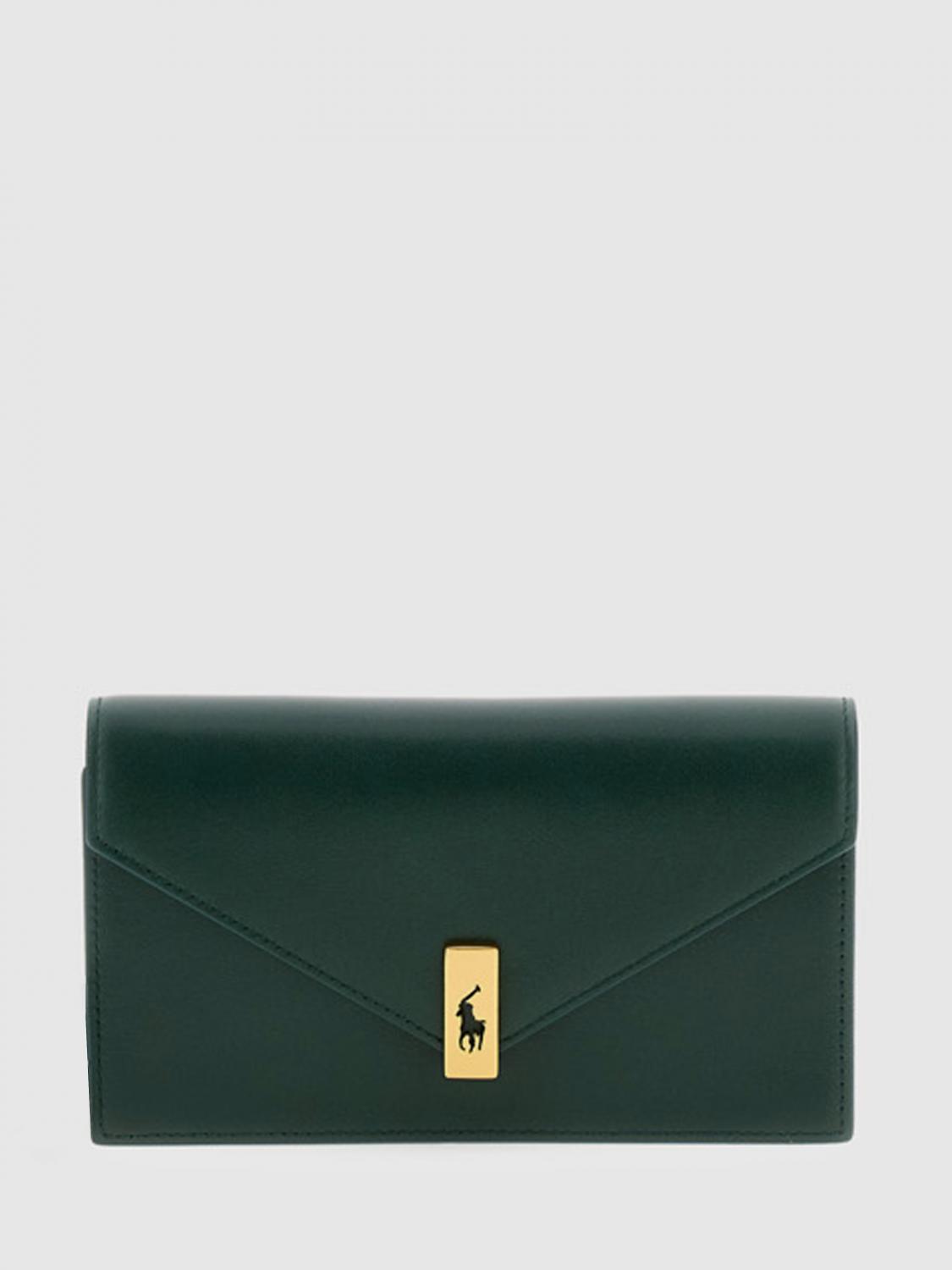 Polo Ralph Lauren Wallet  Woman Color Green In Green