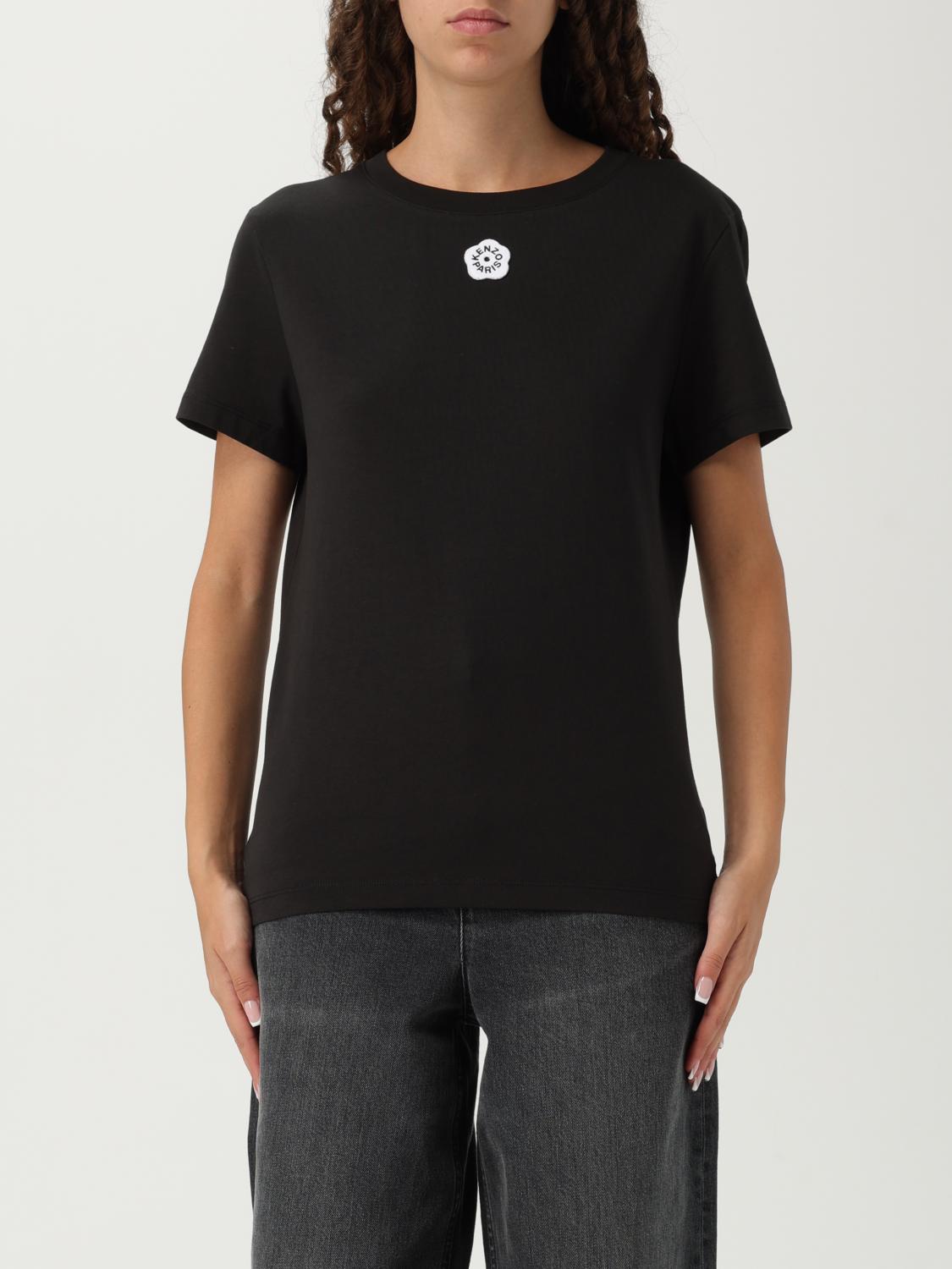 Kenzo Gots Boke Flower 2.0 Embroider Classic T-shirt In Black