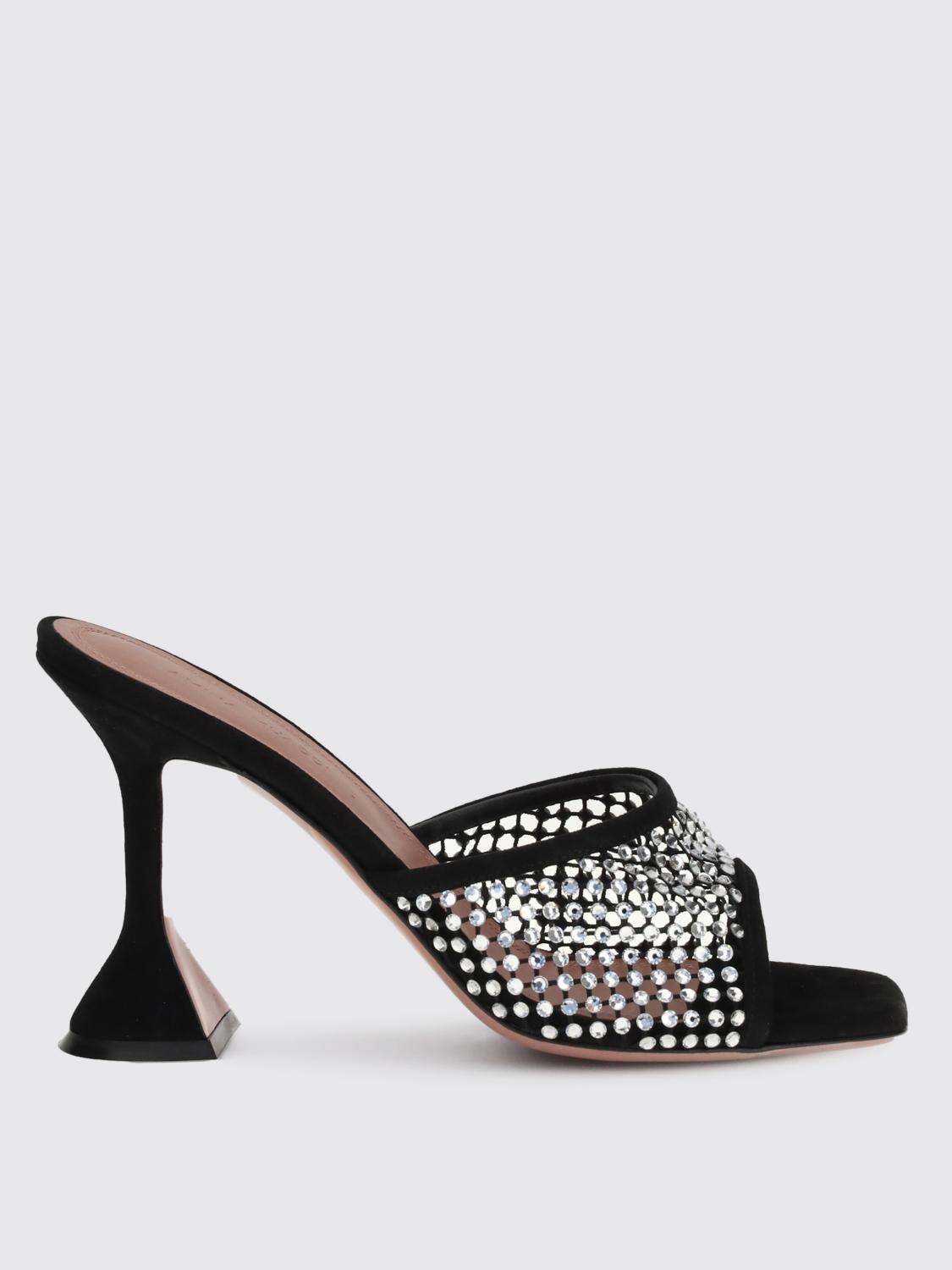 Amina Muaddi Shoes  Woman Color Black In Black