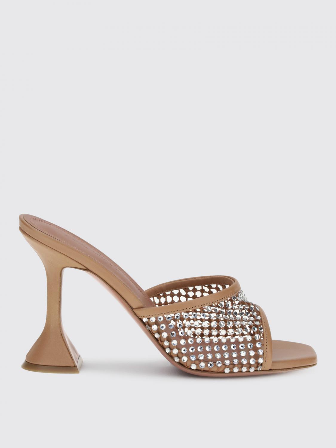 Amina Muaddi Shoes Woman Color Milk In White