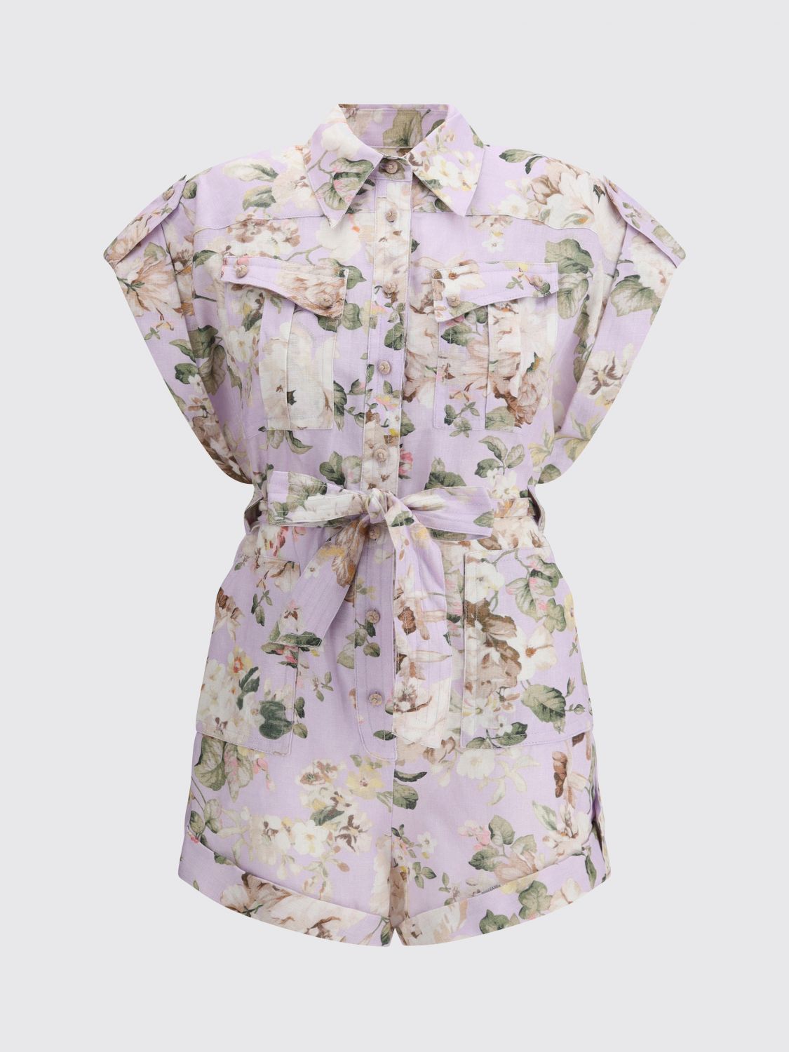 Zimmermann Jumpsuit  Woman Color Lilac In Neutral