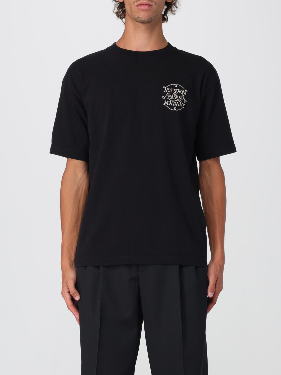 Drôle De Monsieur T-shirt Men Color Black In Black