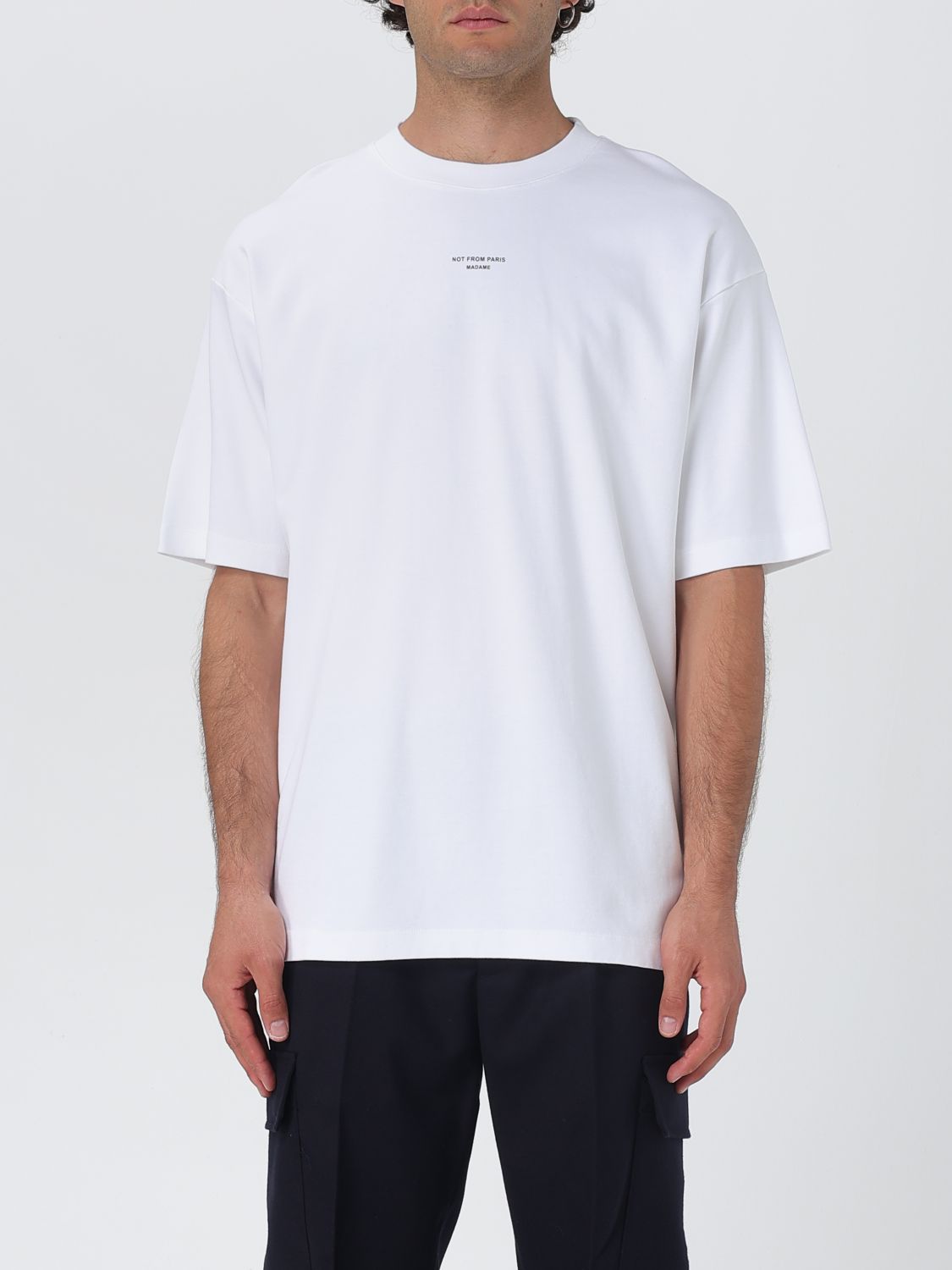 Drôle De Monsieur T-shirt Men Color White In White
