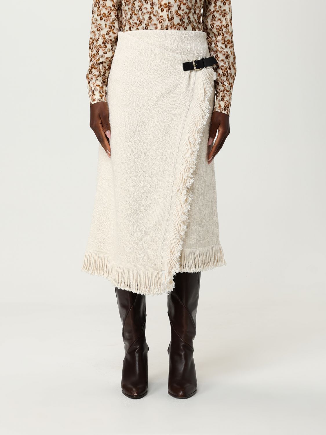 Isabel Marant Skirt  Woman Color Grey In White