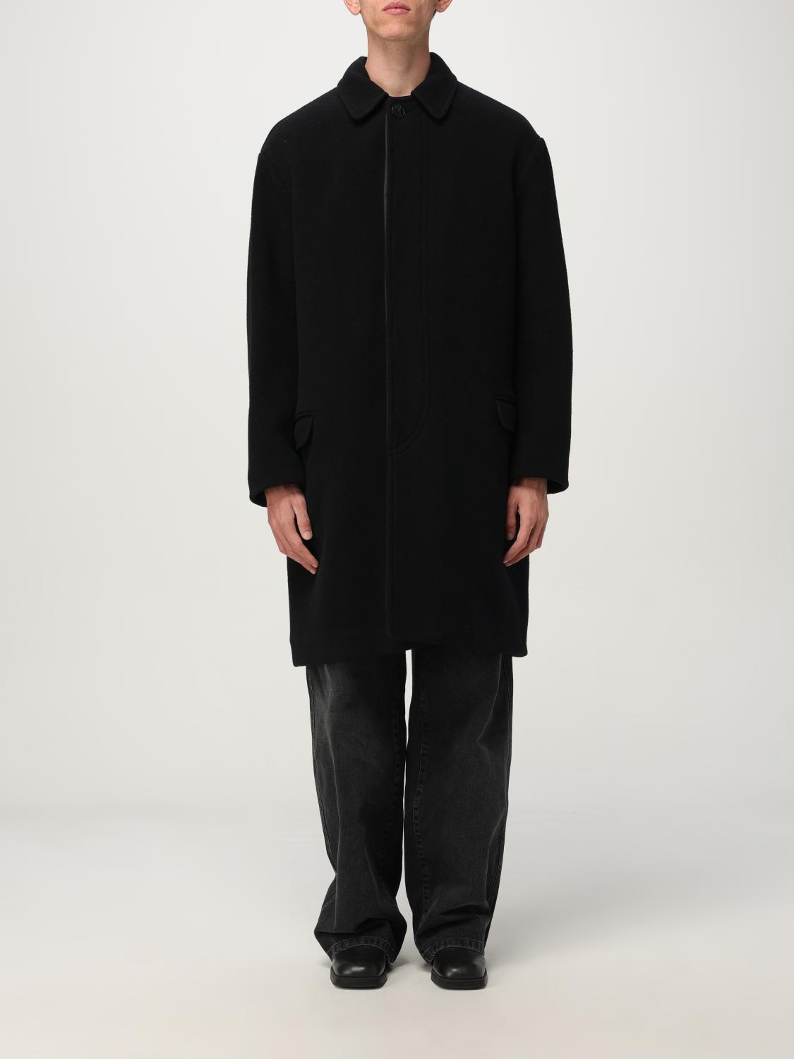 Isabel Marant Long Sleeve Coat In Black