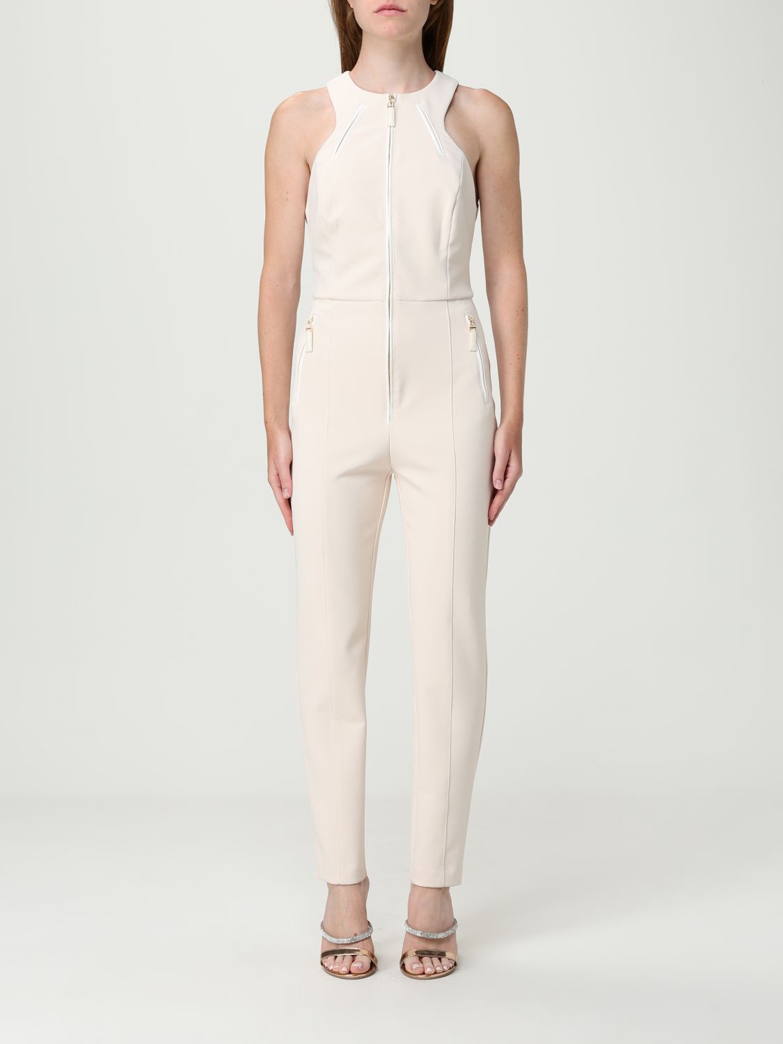 Elisabetta Franchi Jumpsuits Woman Color White In White