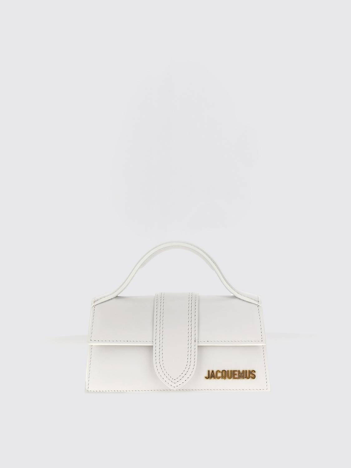 JACQUEMUS Handbag Woman color White　ジャックムス ハンドバッグ レディース カラー ホワイト JACQUEMUS