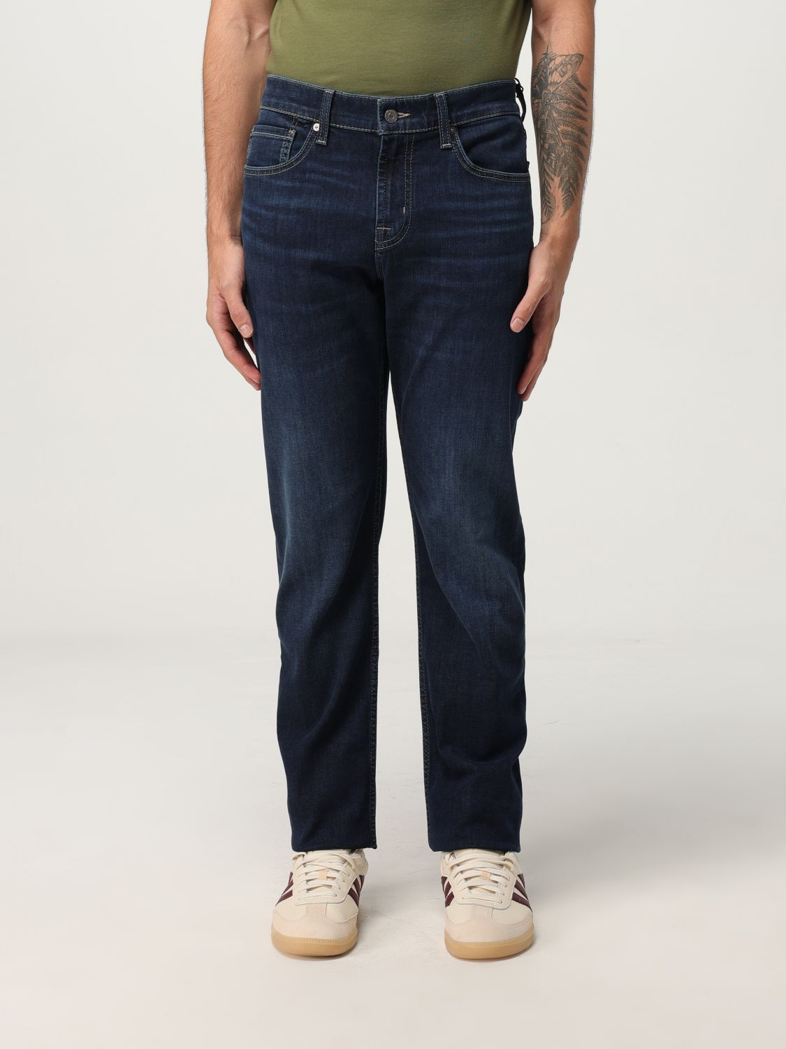 7 For All Mankind Jeans  Men Color Blue In Blue