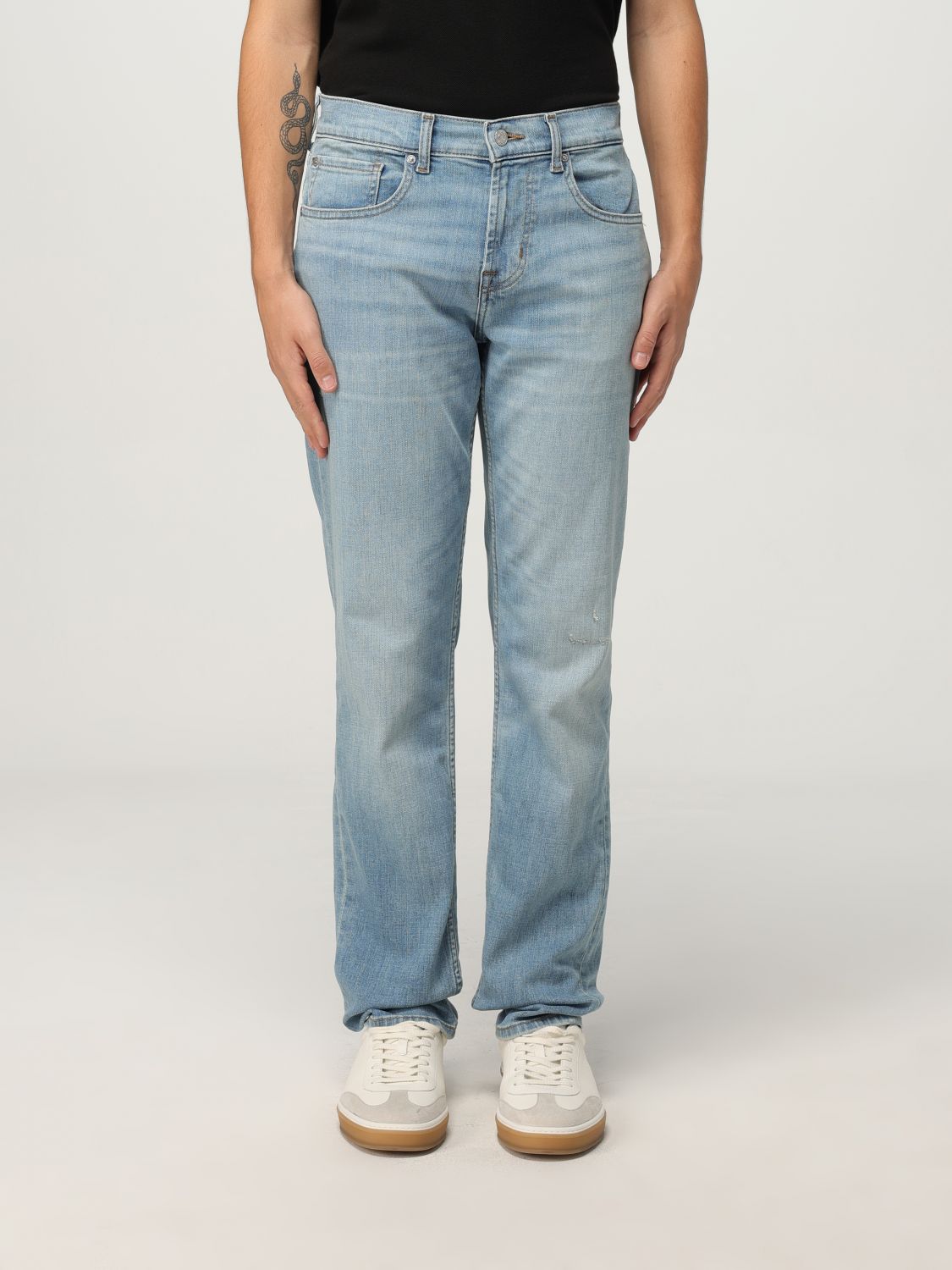 7 For All Mankind Jeans  Men Color Blue In Blue